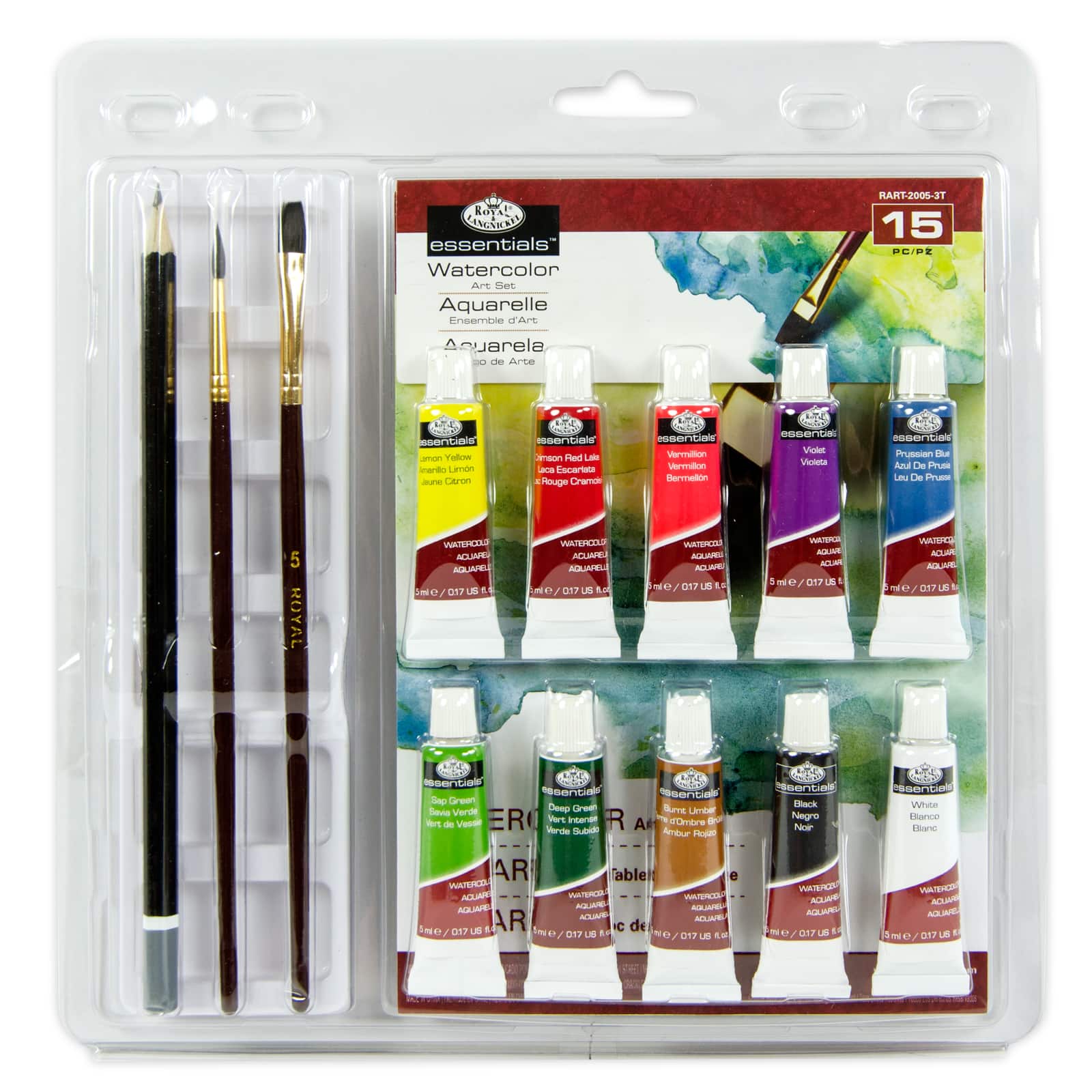 Buy The Royal & Langnickel® Essentials™ Watercolor Art Set At Michaels