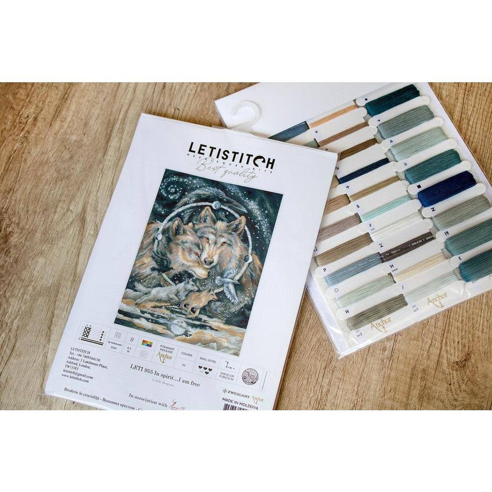 Letistitch In Spirit…I Am Free Counted Cross Stitch Kit