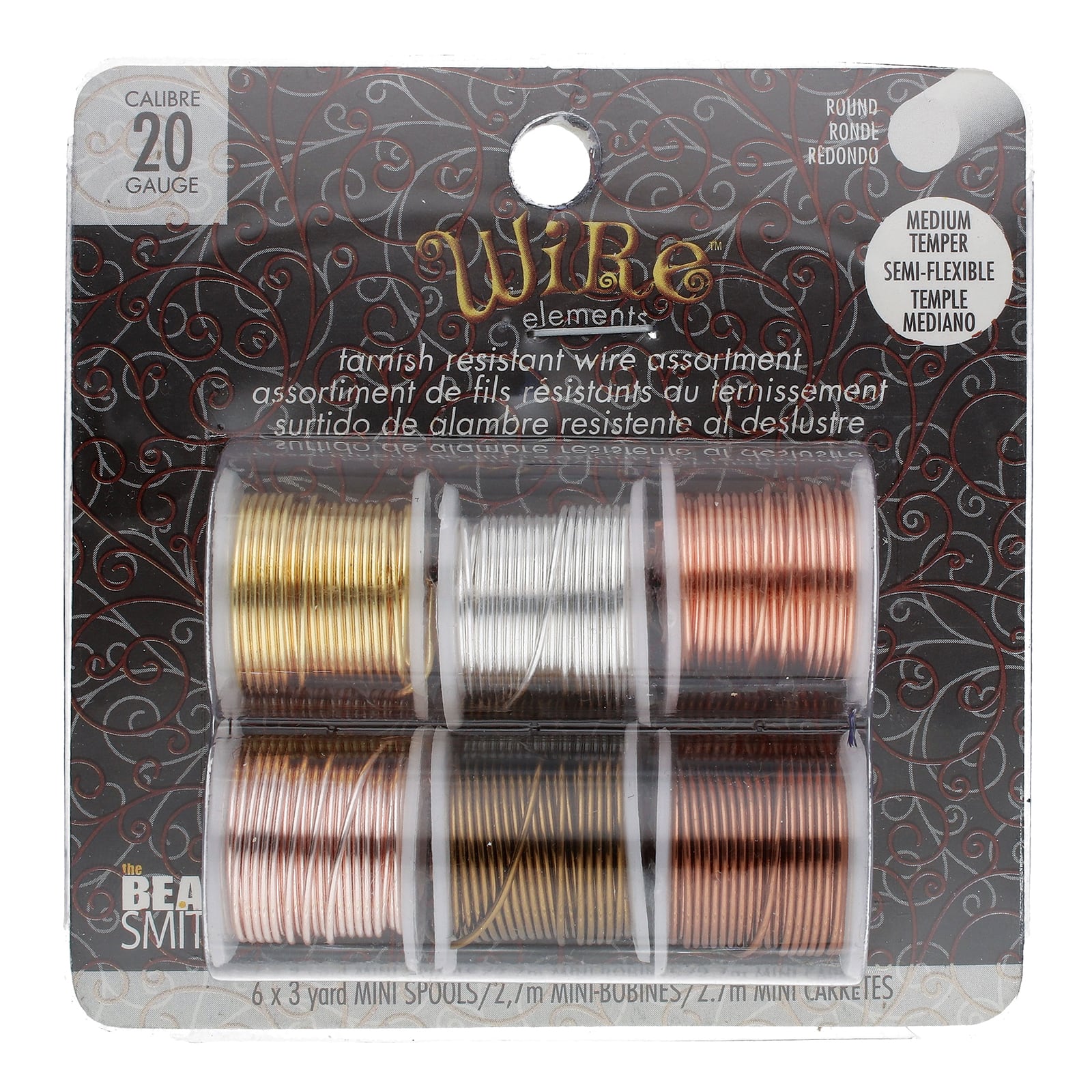 The Beadsmith® Wire Elements™ Lacquered Tarnish Resistant Wire Set Michaels