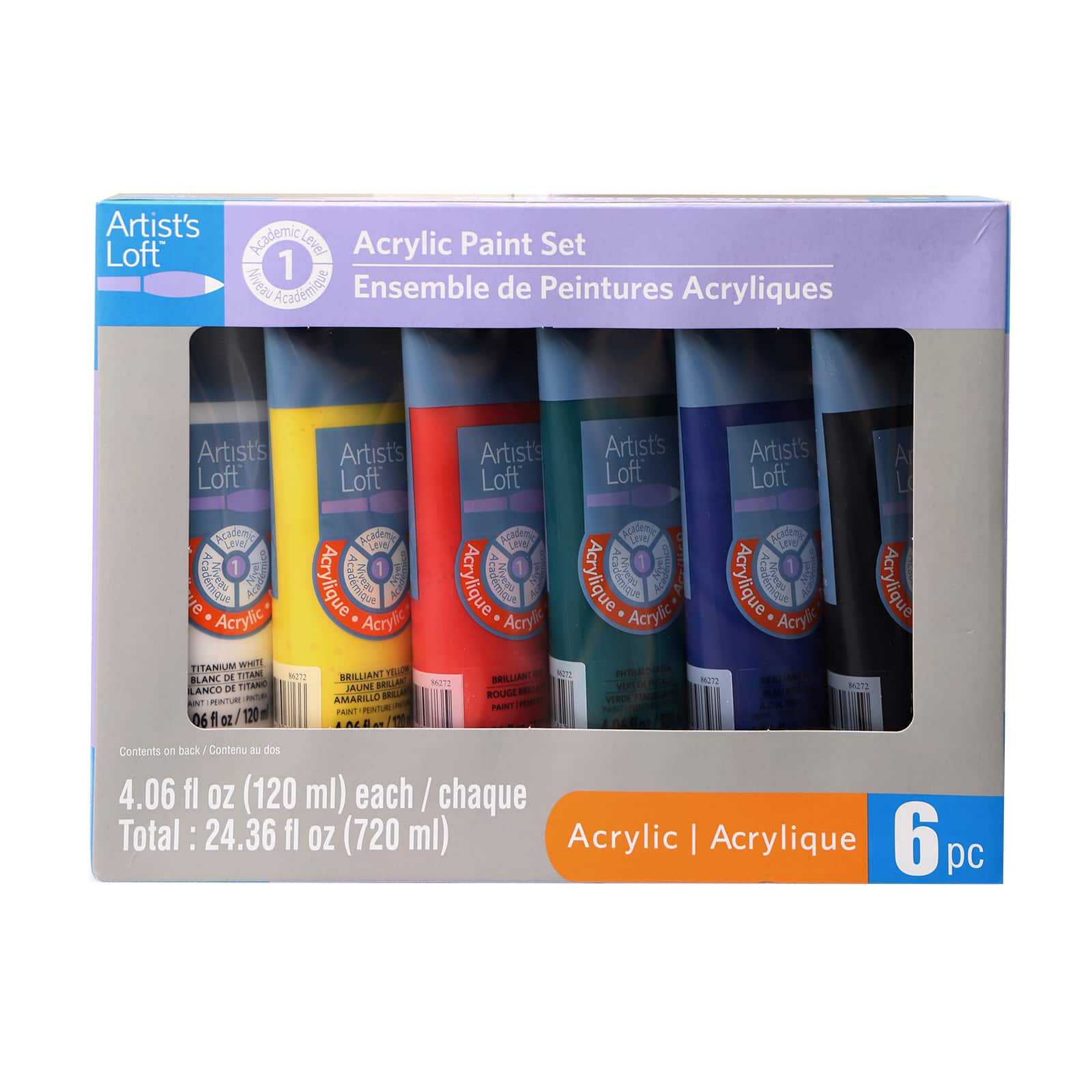 8 Packs: 6 ct. (48 total) Acrylic Paint Starter Set by Artist&#x27;s Loft&#x2122;