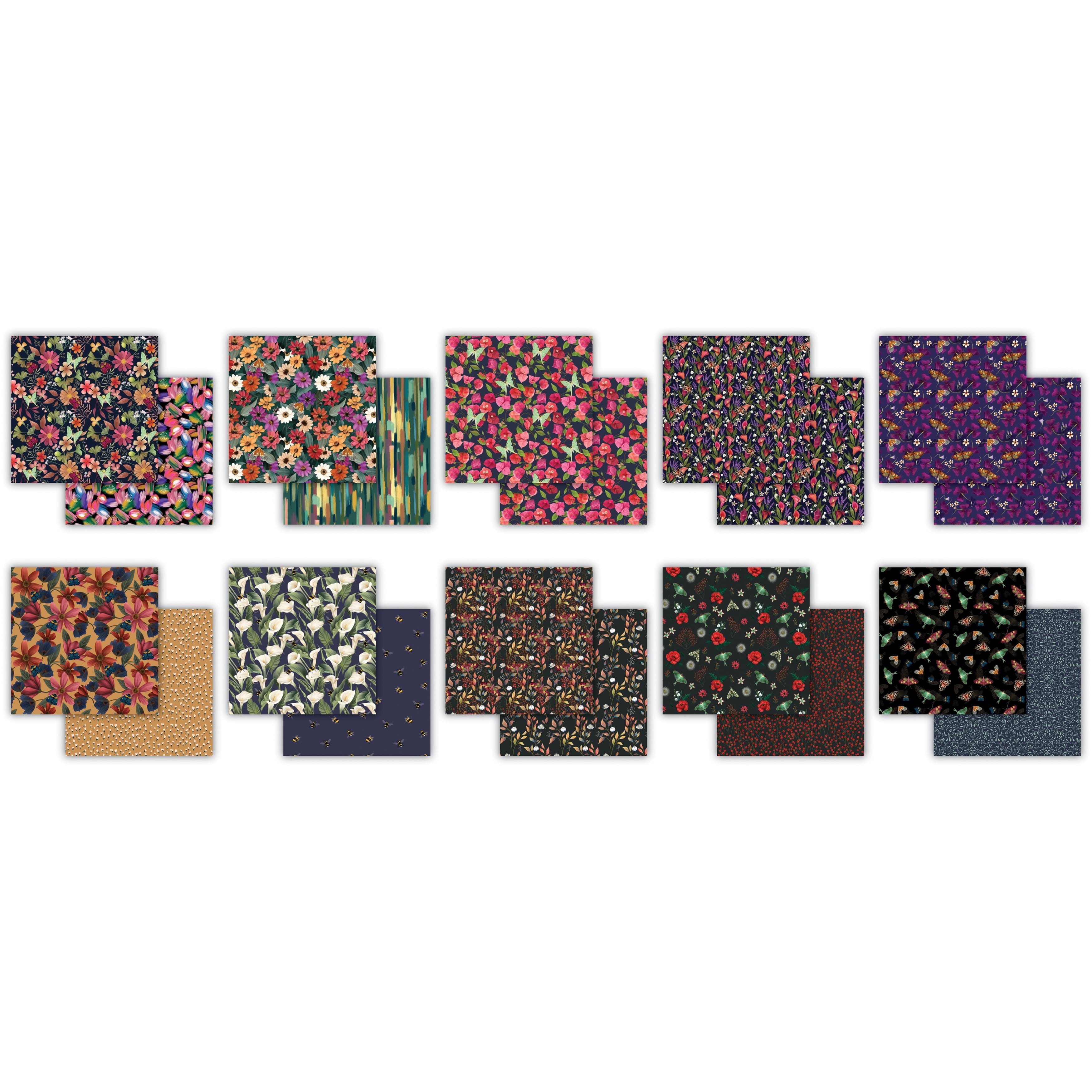 Craft Consortium Midnight Flight Double-Sided Paper Pad, 6&#x22; x 6&#x22;