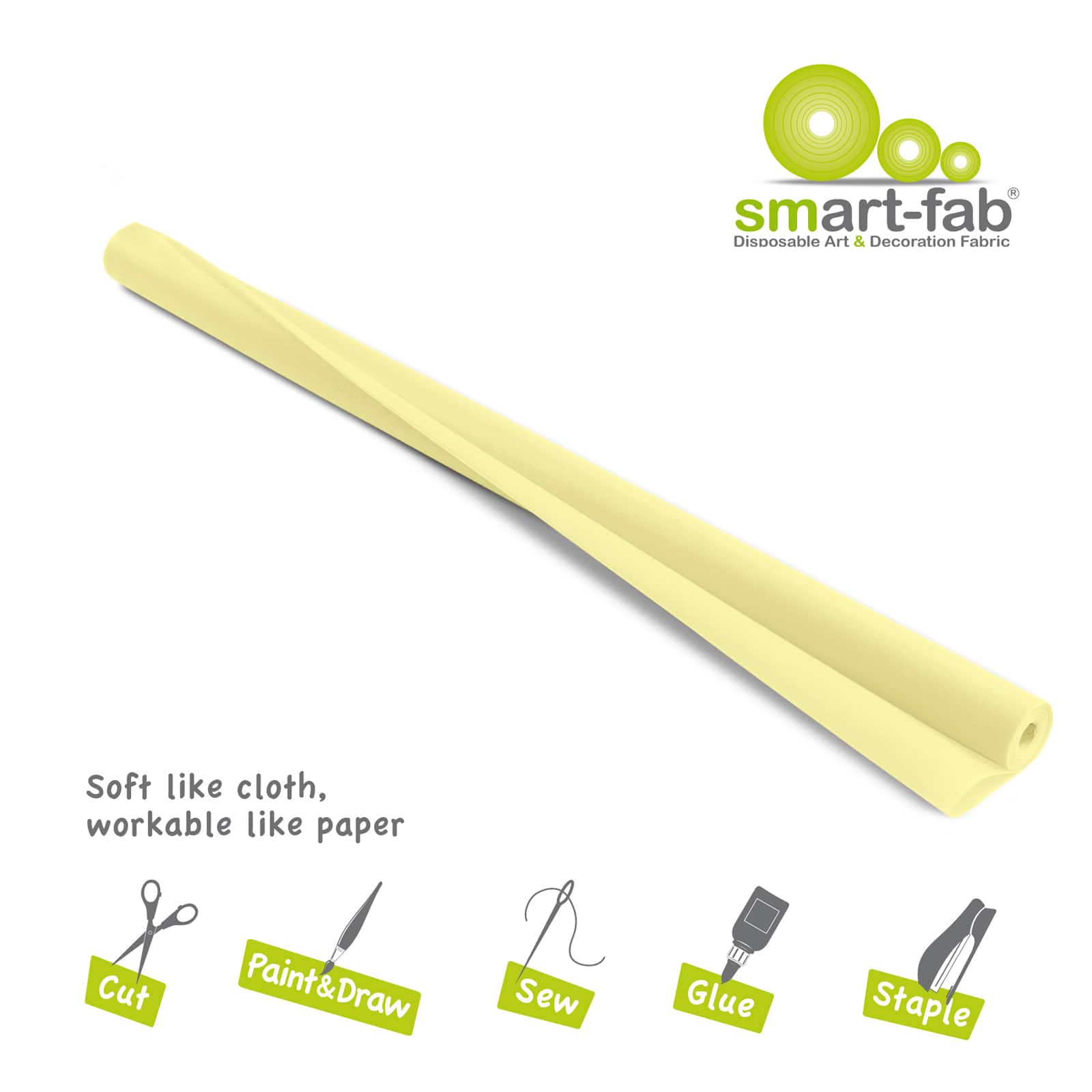 Smart-Fab&#xAE; Art &#x26; Decoration Fabric Roll, 48&#x22; x 40ft.