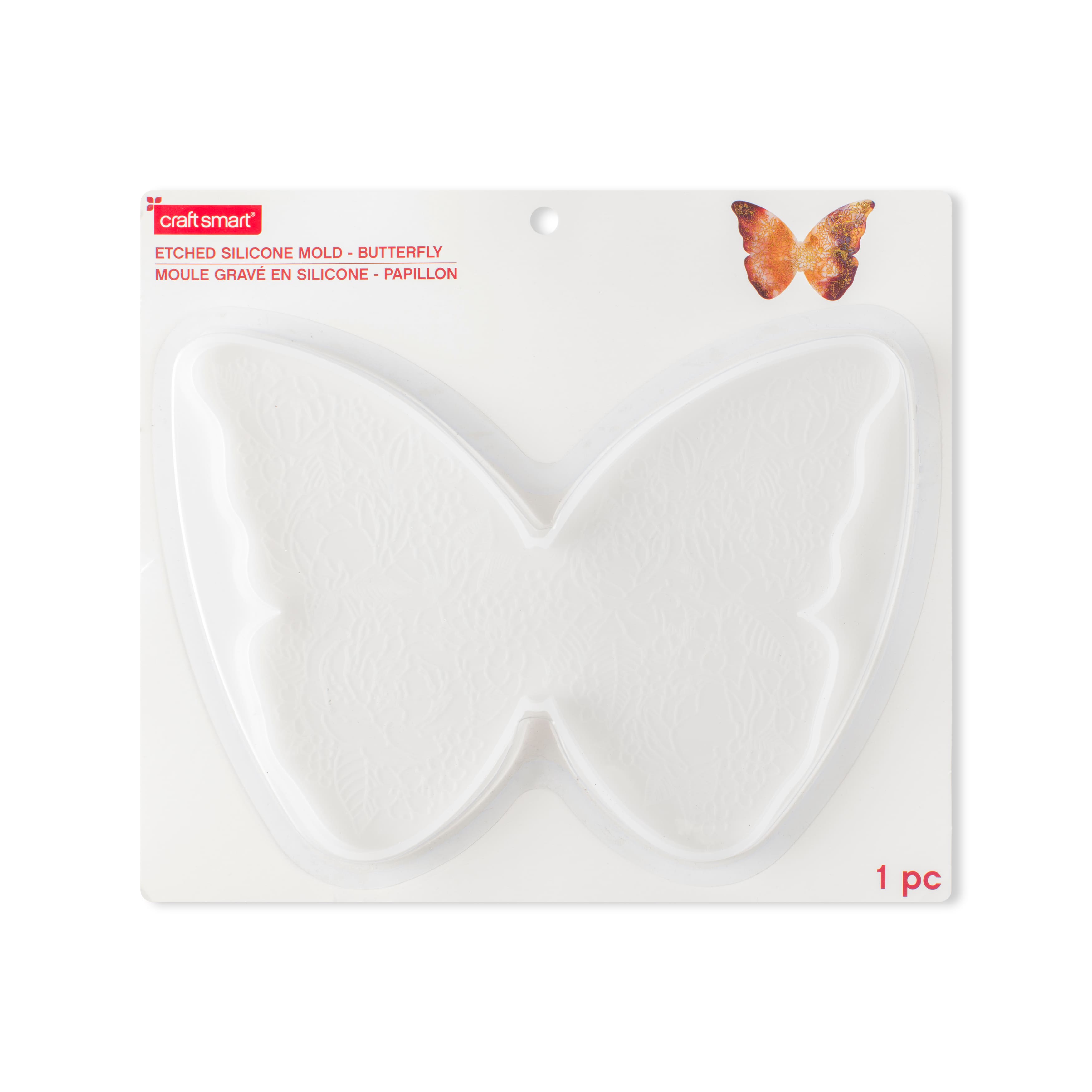 6 Pack: Butterfly Etched Silicone Mold by Craft Smart®