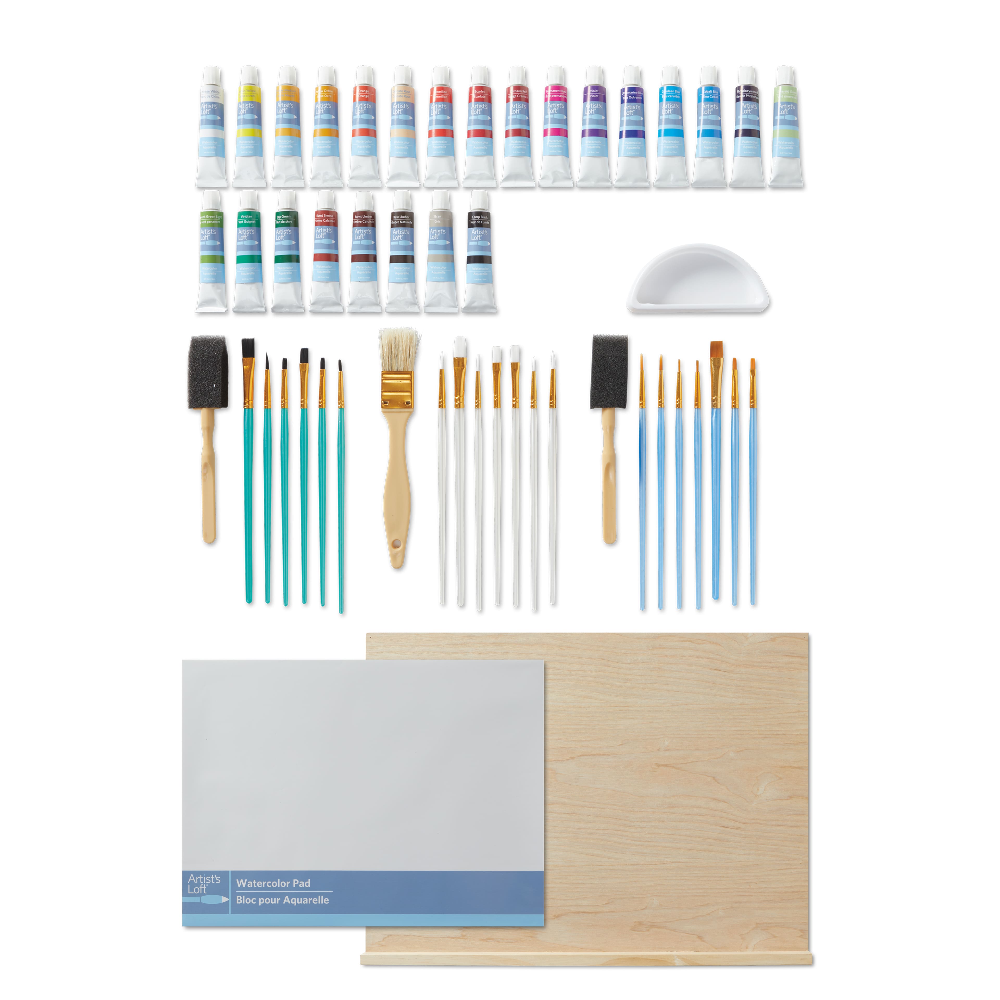 50-Piece Drawing Set with Easel by Artist's Loft™