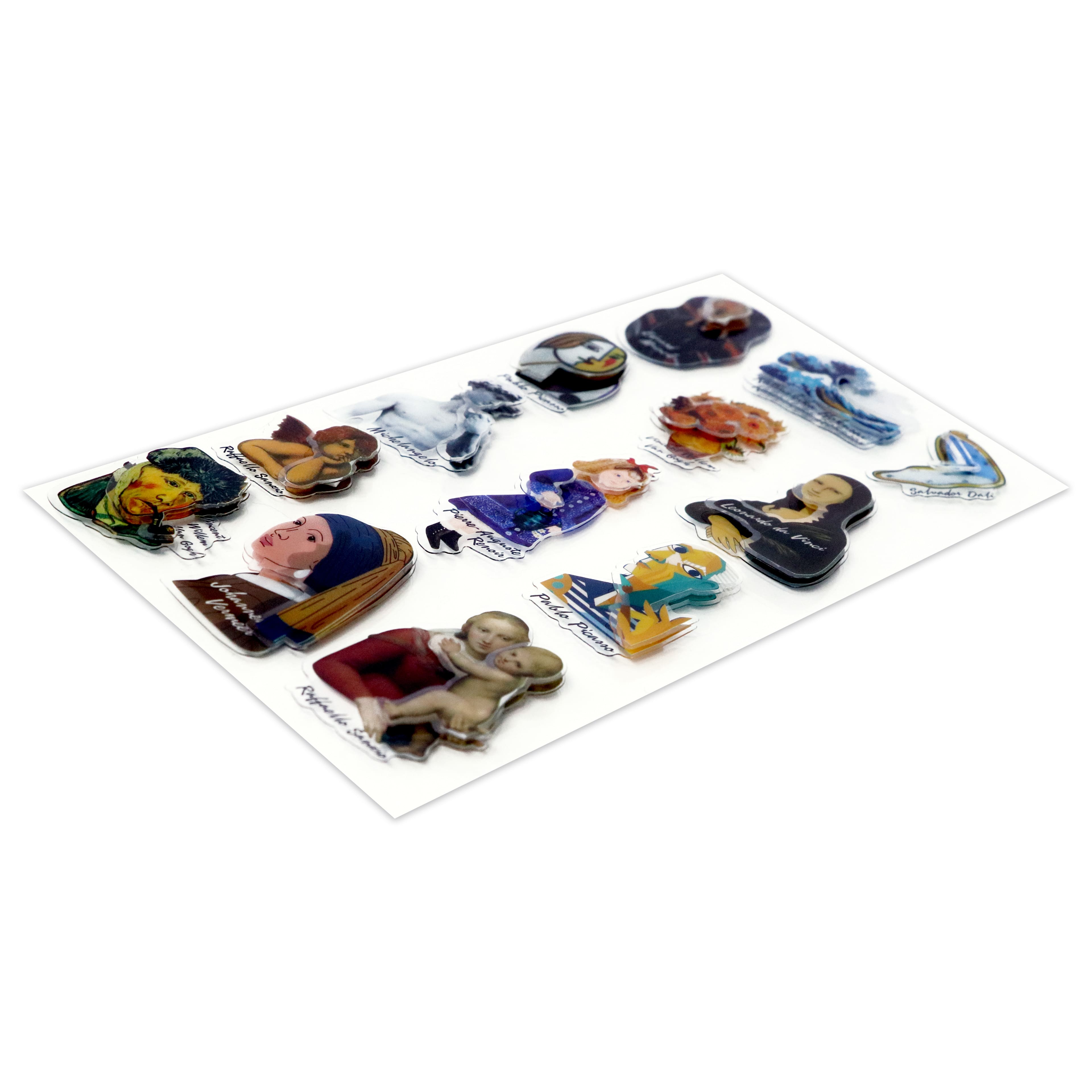Famous Art Dimensional Stickers by Recollections&#x2122;