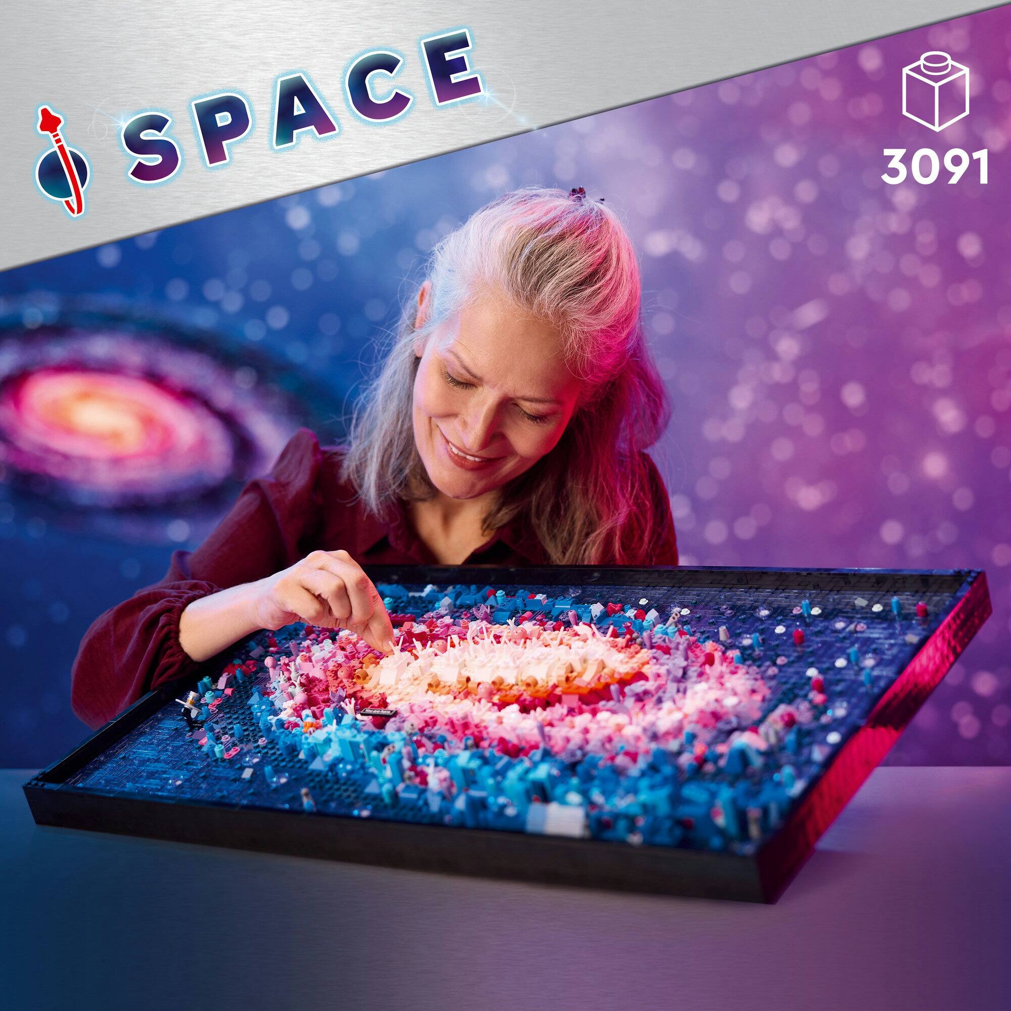 LEGO&#xAE; Art The Milky Way Galaxy Wall Art Set 31212