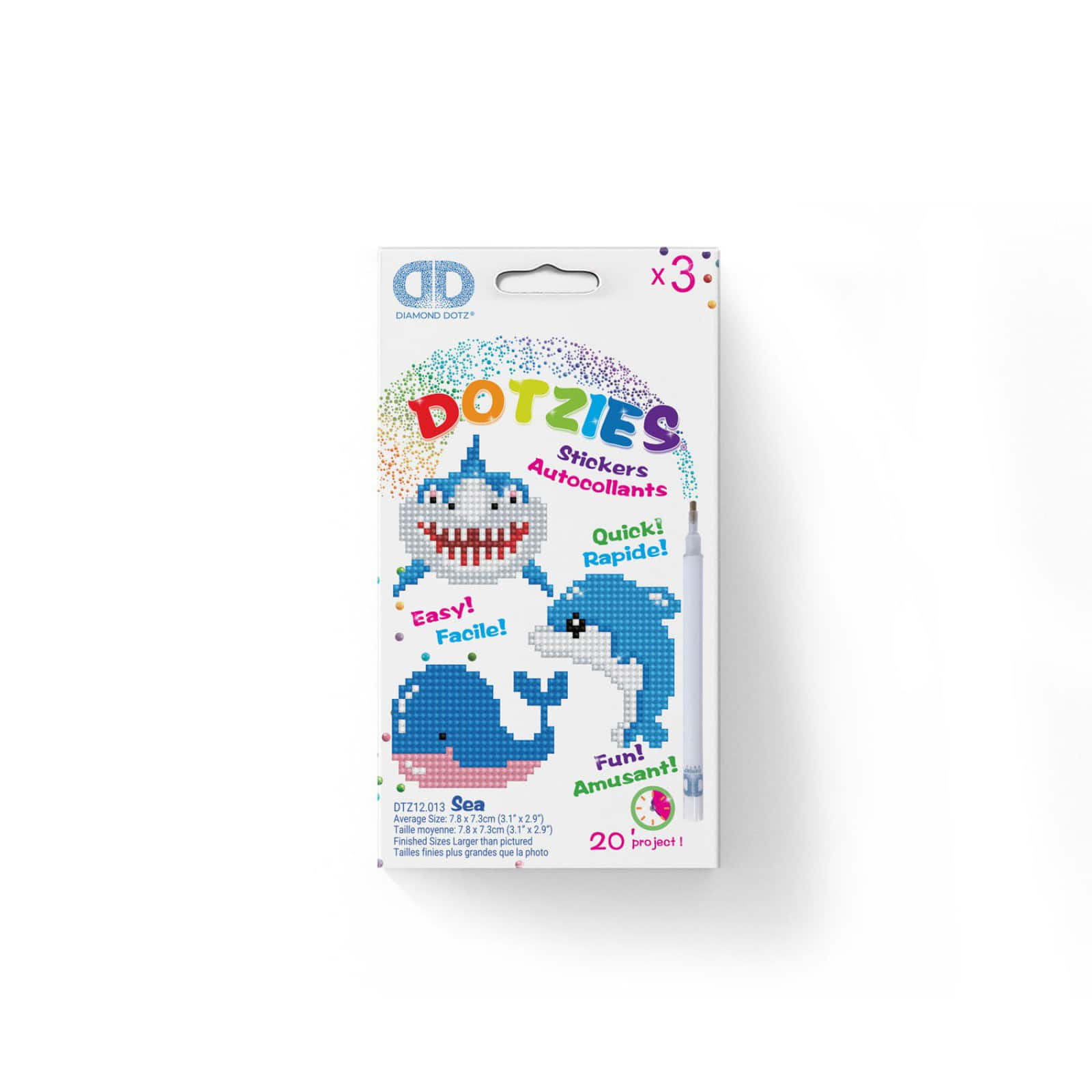 Diamond Dotz&#xAE; Dottiez&#xAE; Sea Stickers Diamond Painting Artwork Kit