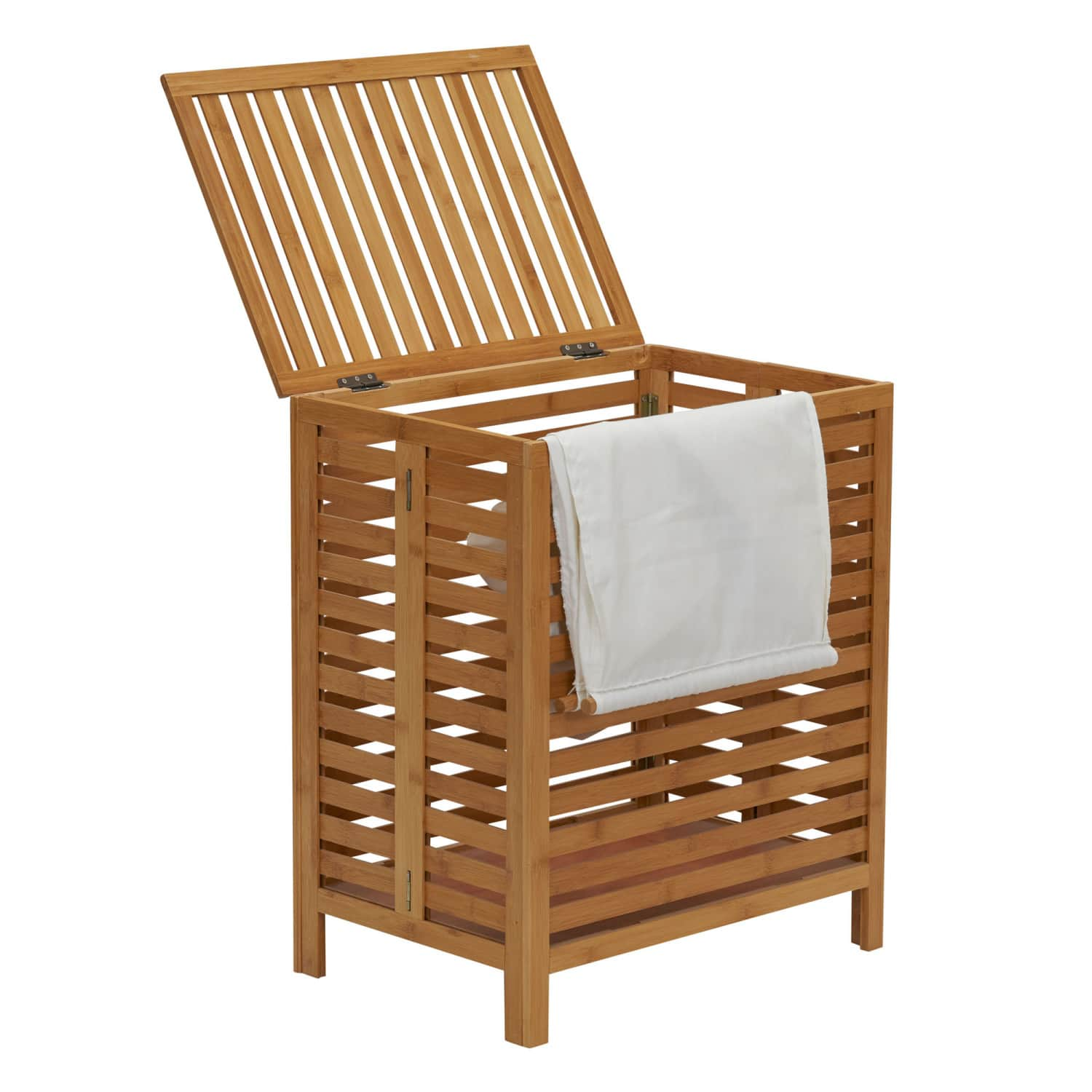 Household Essentials Bamboo Laundry Hamper