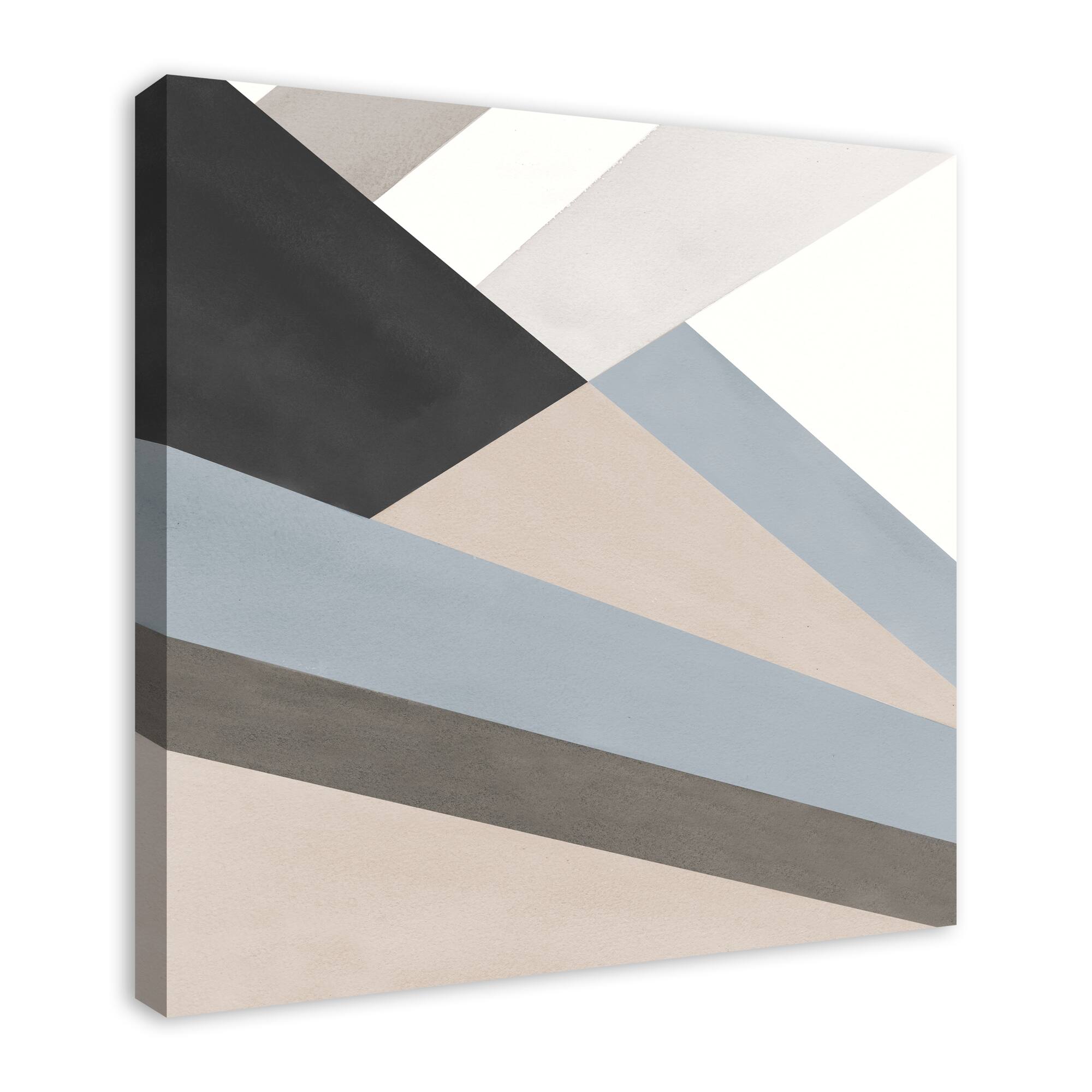 Abstract Geometric 30" x 30" Canvas Wall Art
