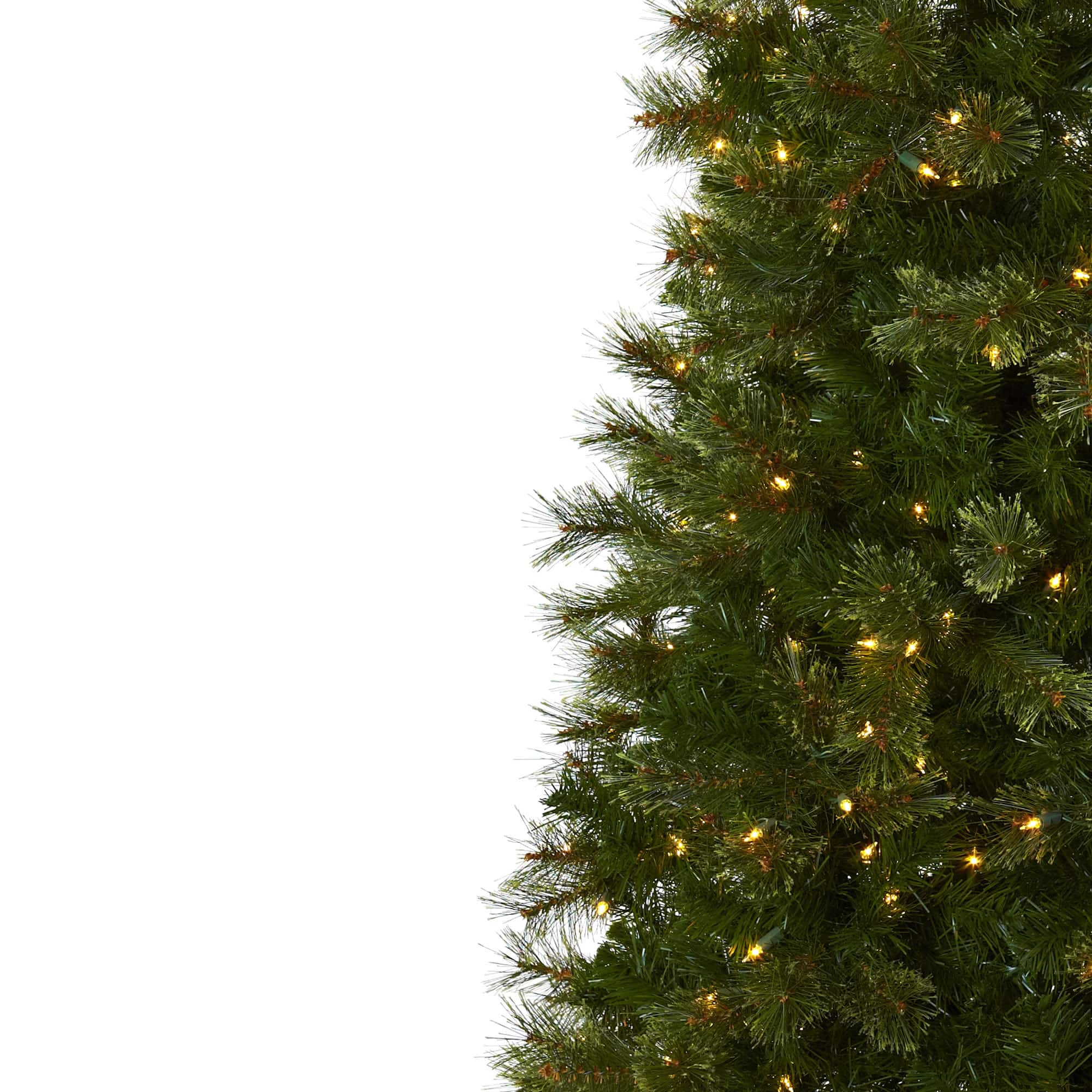 7.5ft. Pre-Lit Cashmere Fir Artificial Christmas Tree, Clear Lights