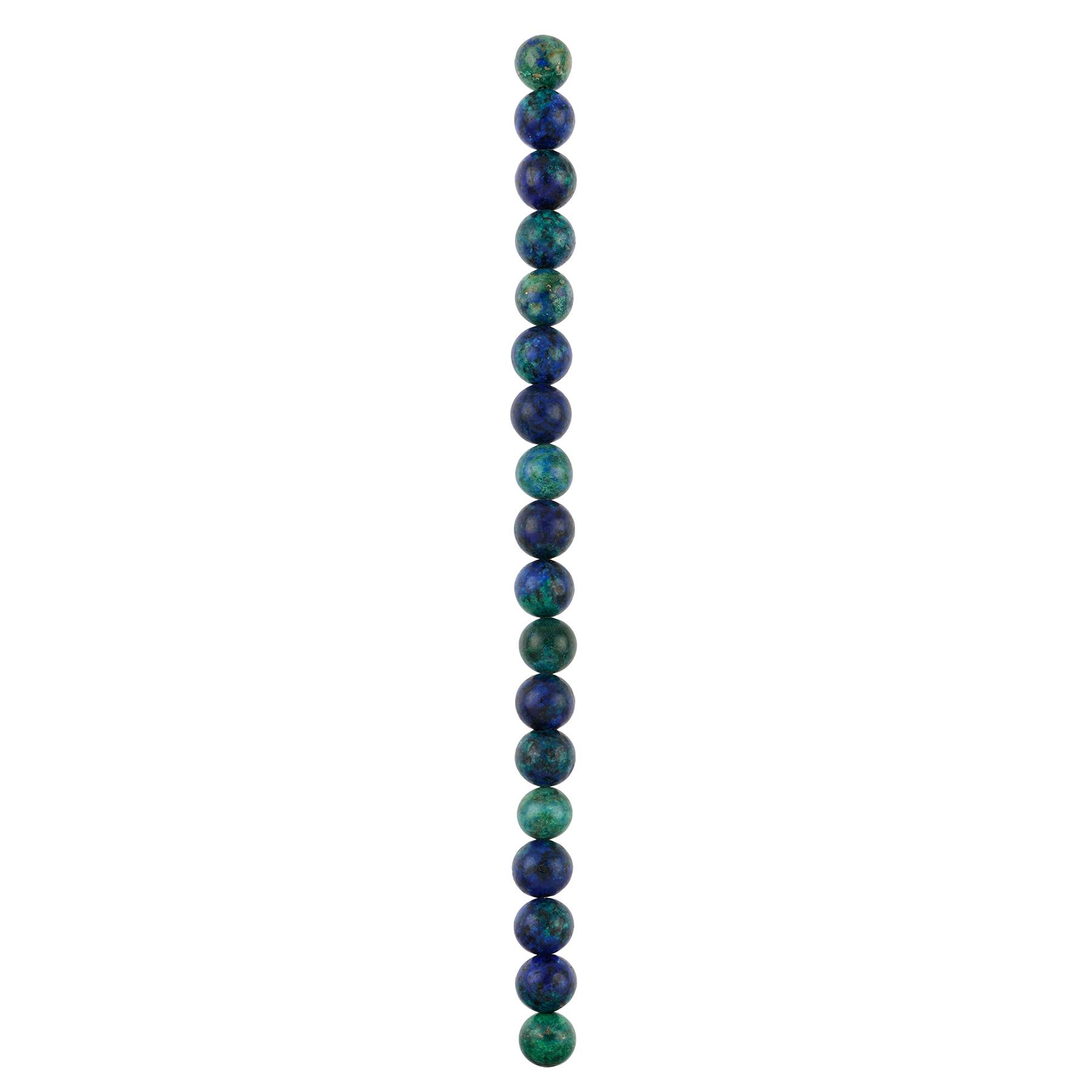 Perles rondes en chrysocolle de 10 mm de Bead Landing