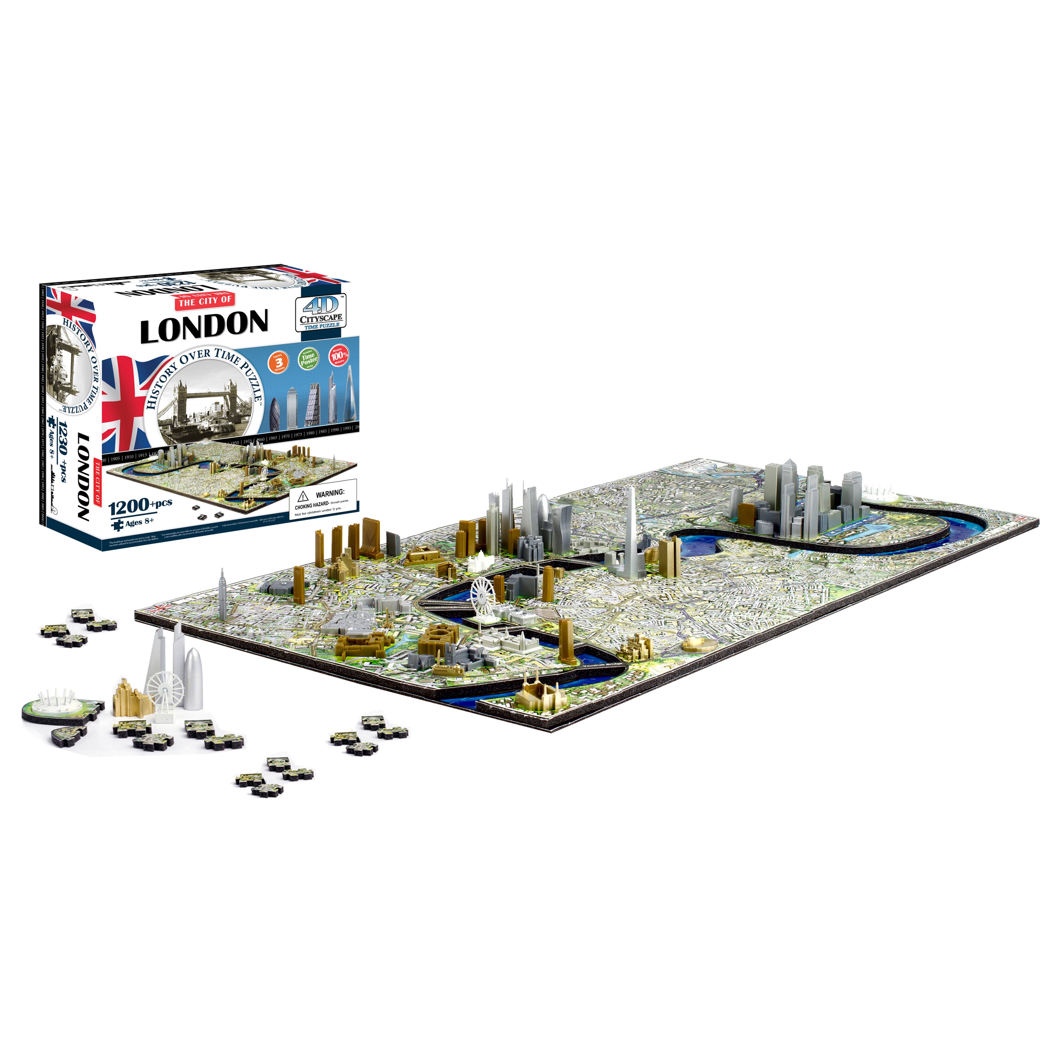 4D&#x2122; Cityscape London, England History Over Time Puzzle&#x2122;