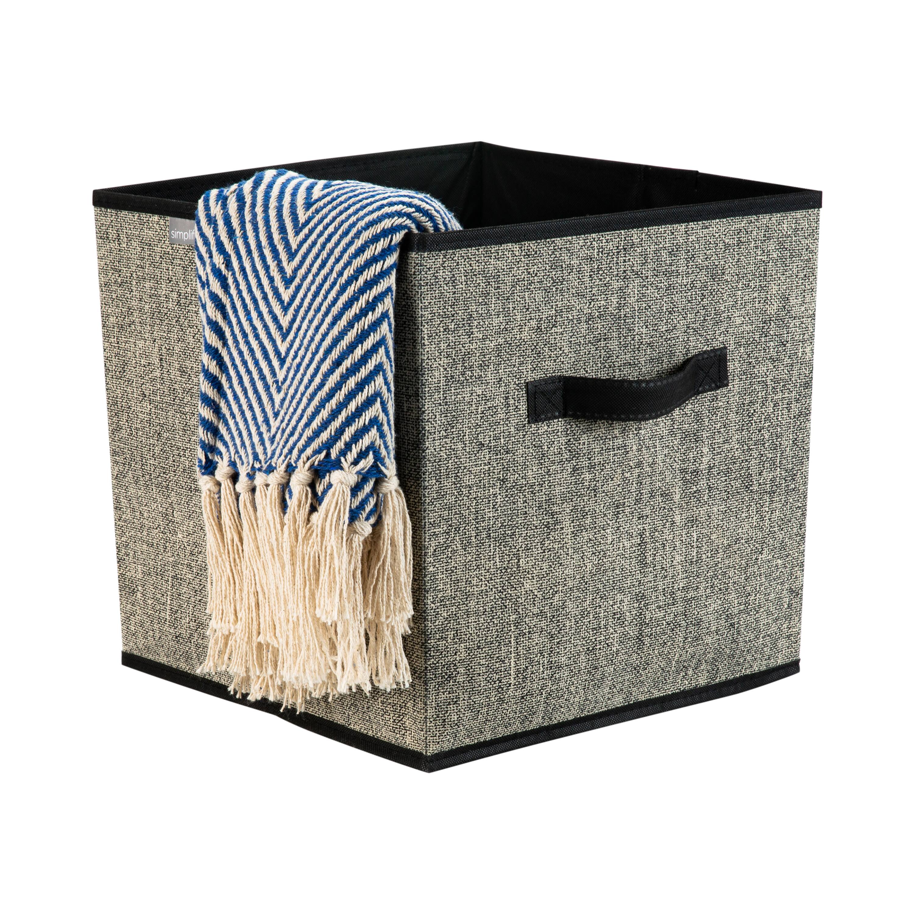 Simplify Black Collapsible Storage Cube | Michaels
