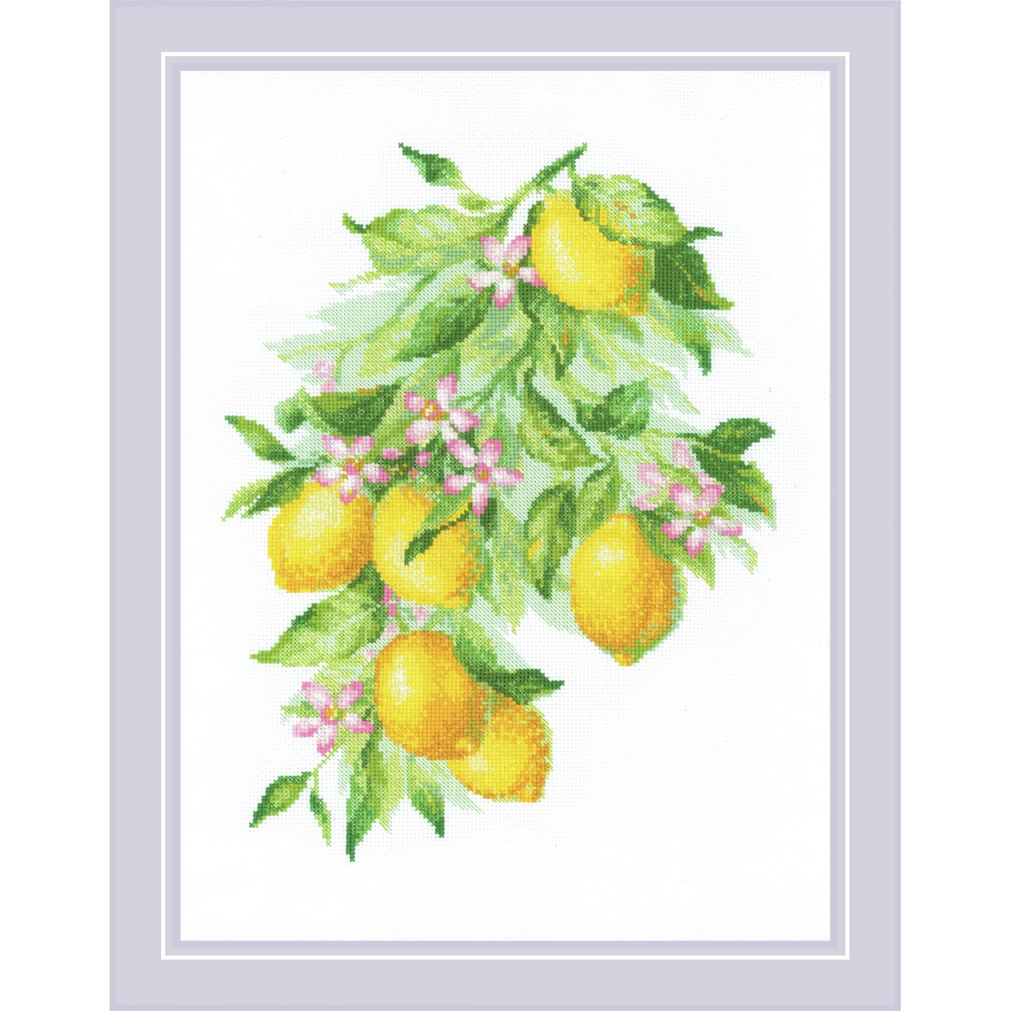 RIOLIS Bright Lemons Counted Cross Stitch Kit