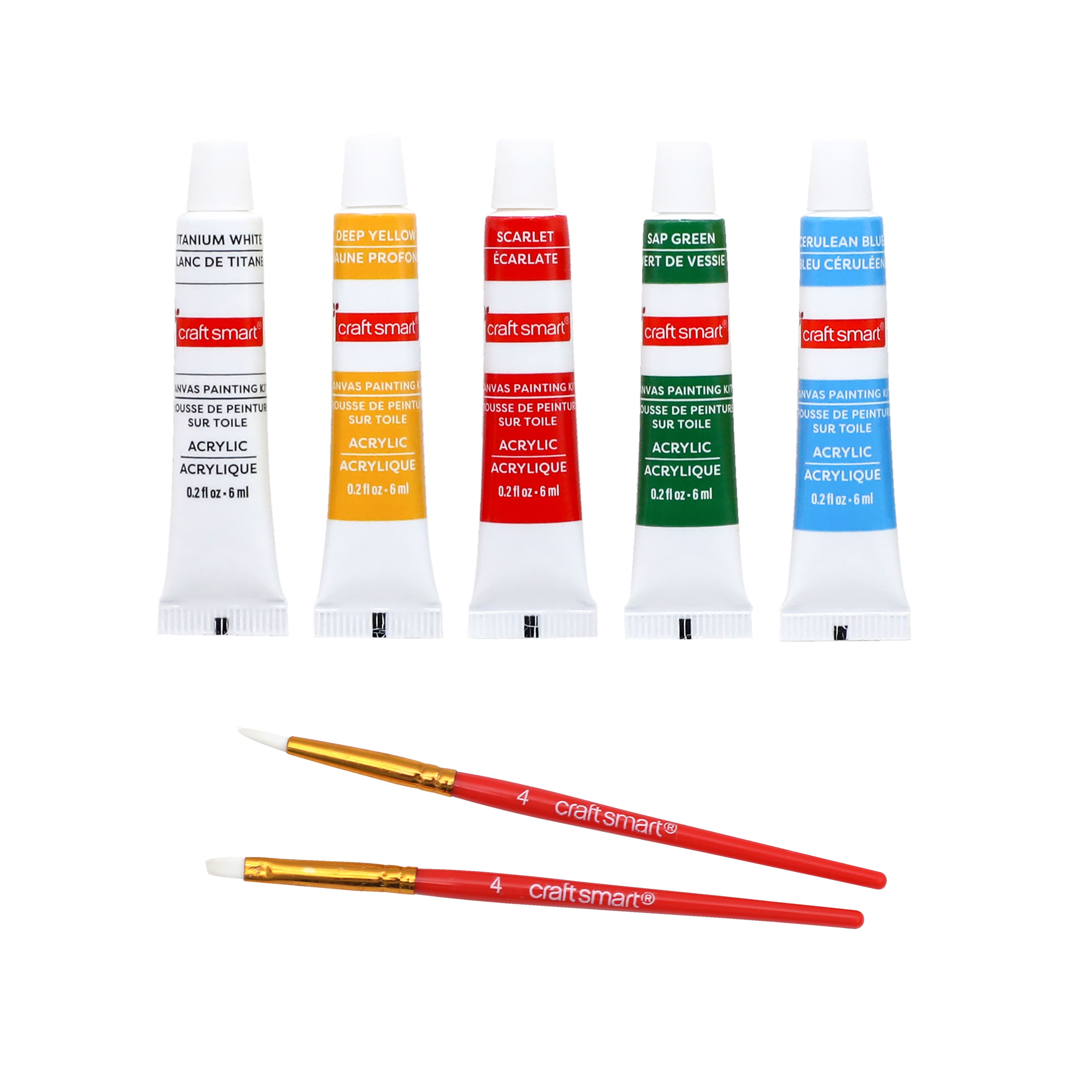 5&#x22; x 5&#x22; Log Cabin Canvas Painting Kit by Artist&#x27;s Loft&#x2122;