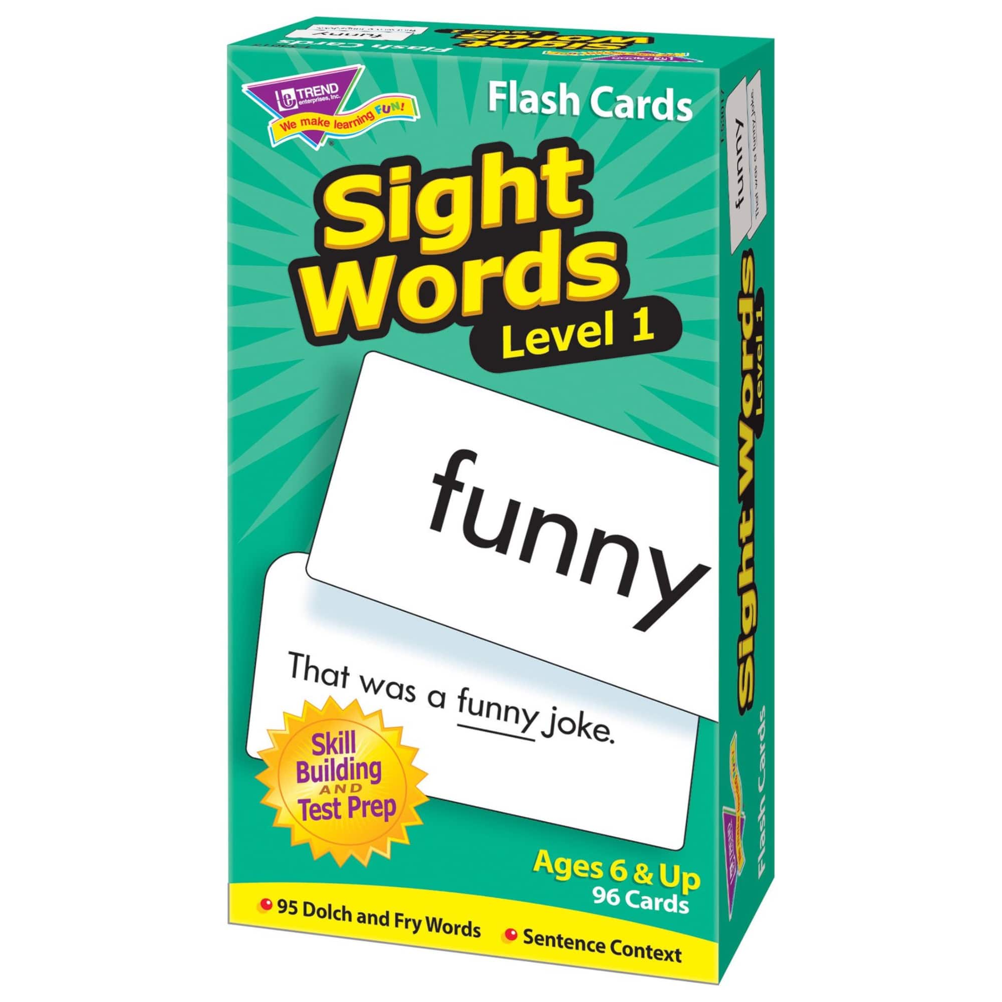 Trend Enterprises® Sight Words Level 1 Skill Drill Flash Cards