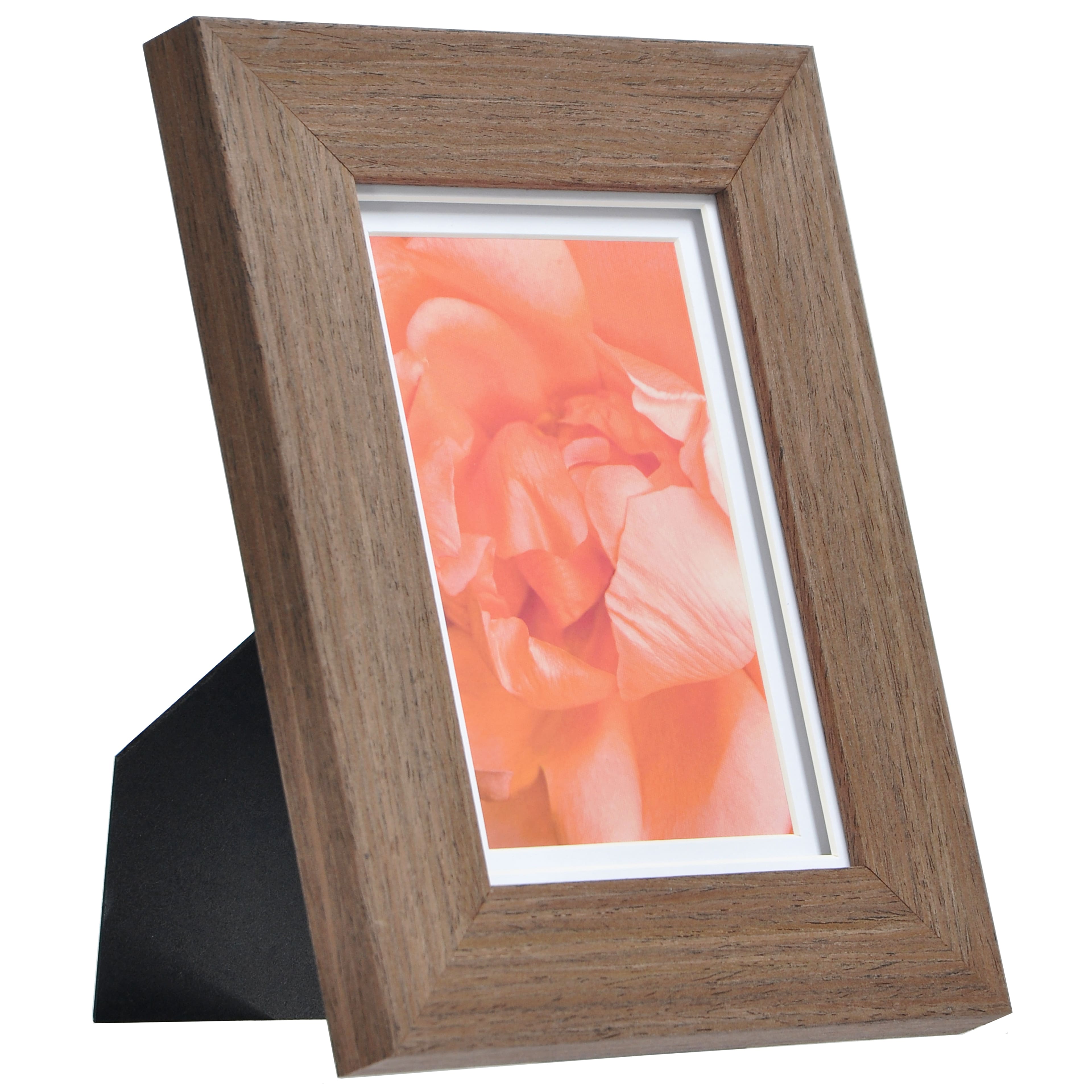 6 Pack: Gallery&#x2122; Medium Brown Frame with Mat by Studio D&#xE9;cor&#xAE;