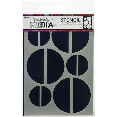 Dina Wakley Media Stencils 9x6 Honeycomb