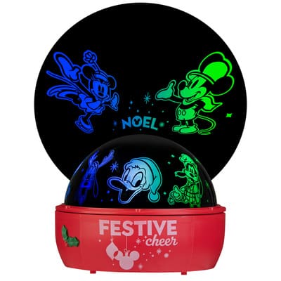 ミッキー＆ミニー LEDピラー　7個セット LightShow® Disney® Mickey & Friends Festive Cheer Rotating