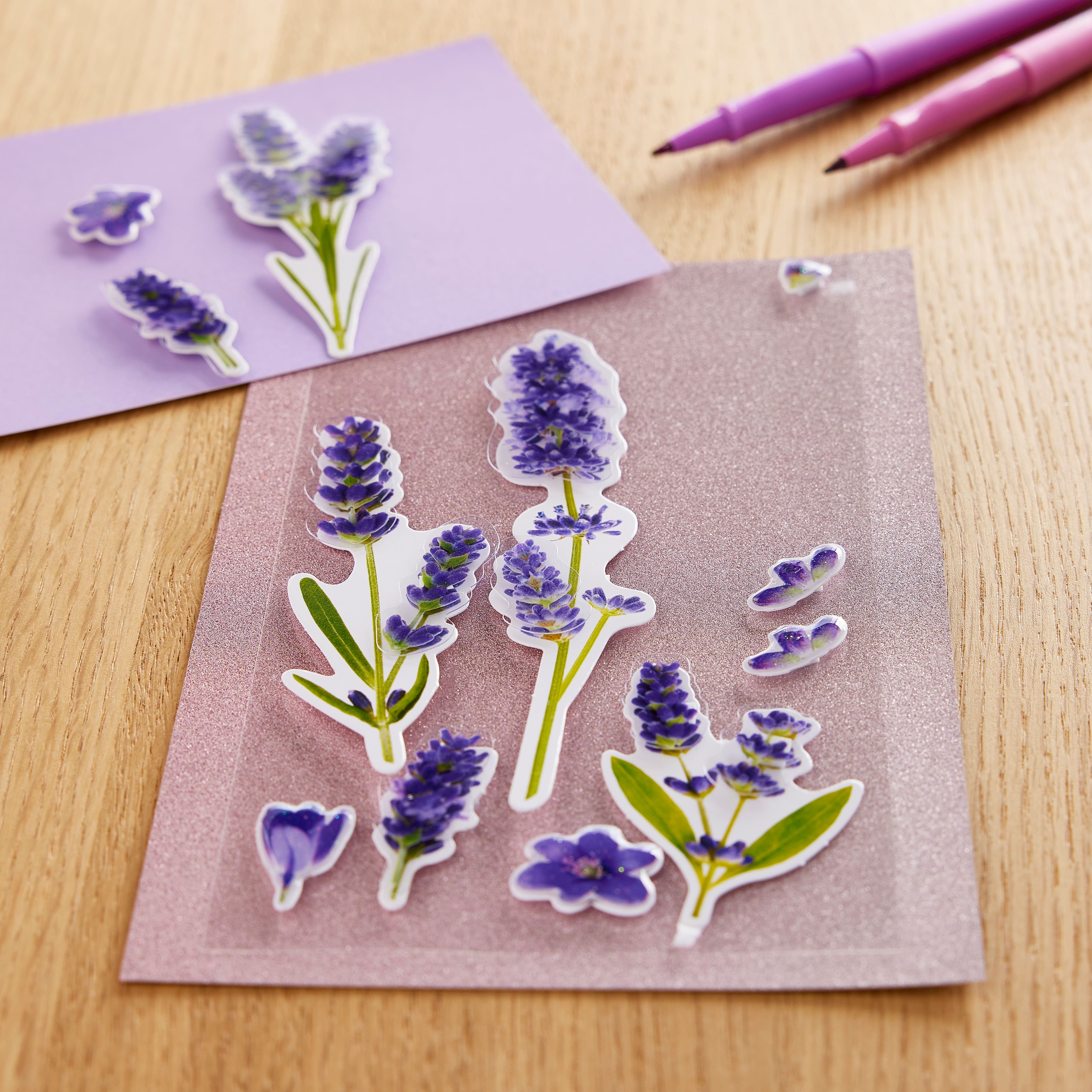 Lavender Dimensional Stickers by Recollections™