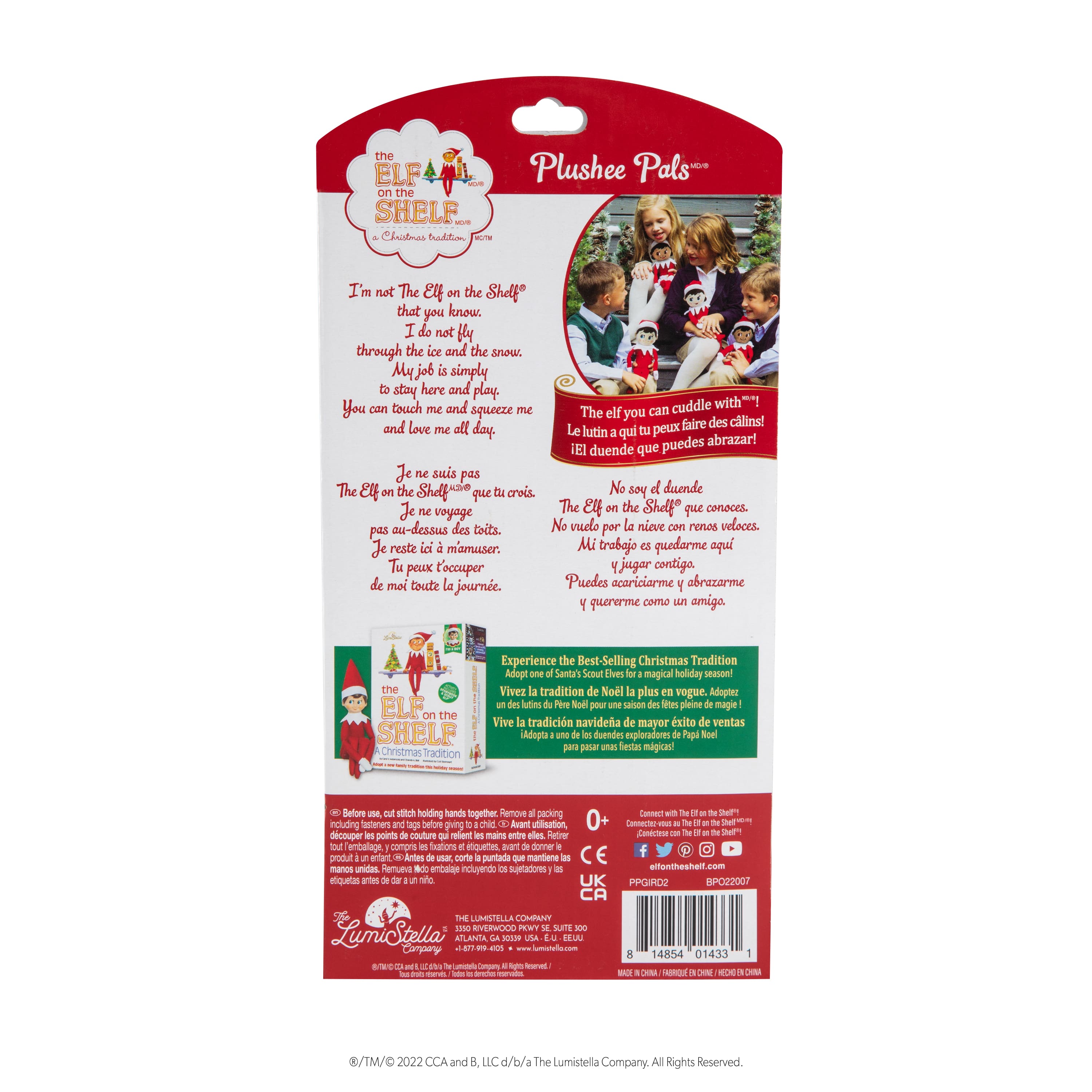 The Elf on the Shelf&#xAE; Plushee Pals&#xAE; Girl Elf Toy