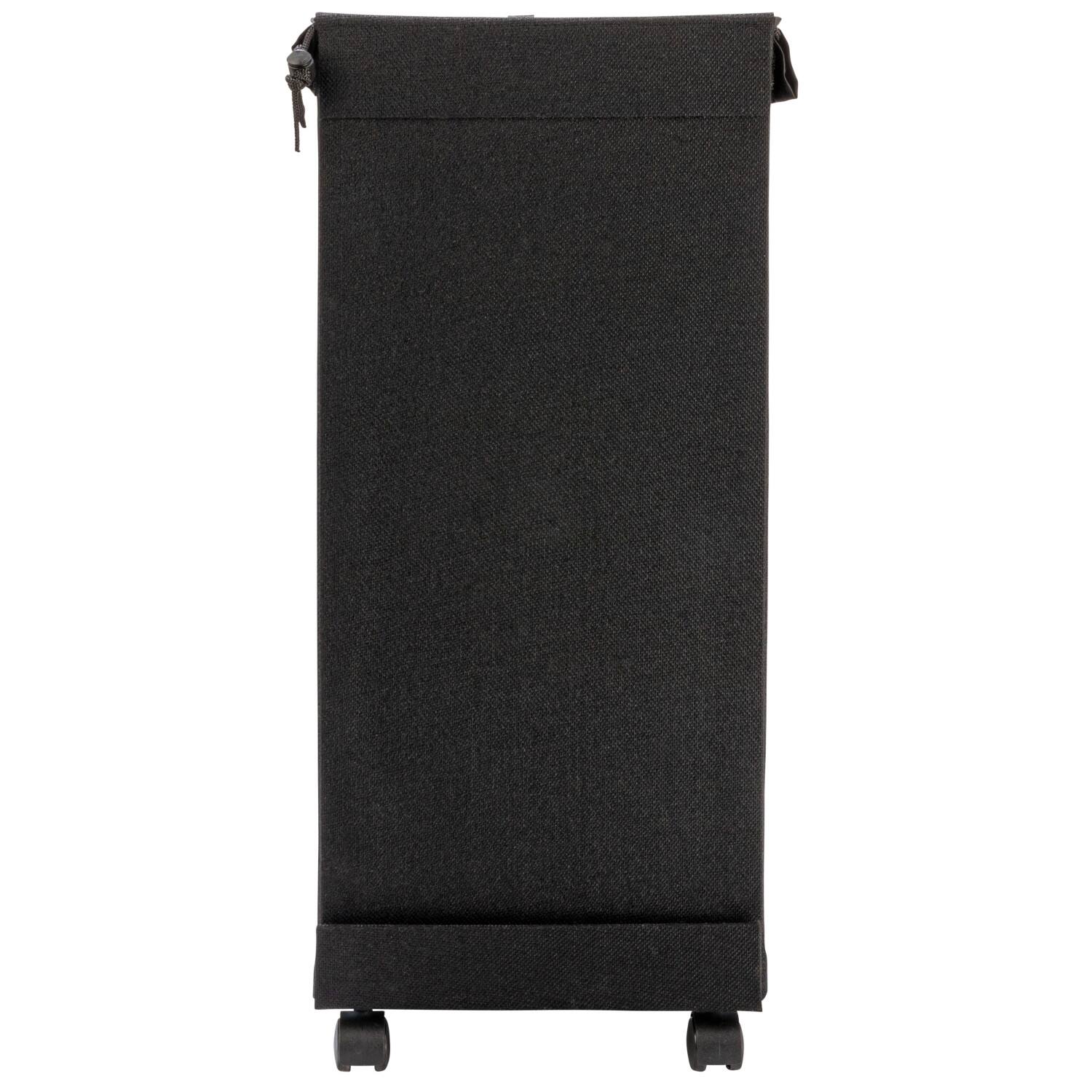 Household Essentials Narrow Collapsible Laundry Hamper with Liner & Lid