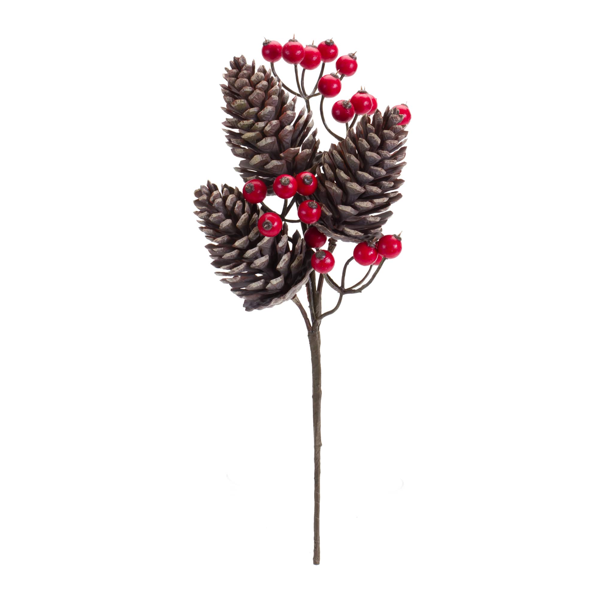 Holly Berries And Pinecone Picks Choose 1 From 3 Different Picks approx.  6-8