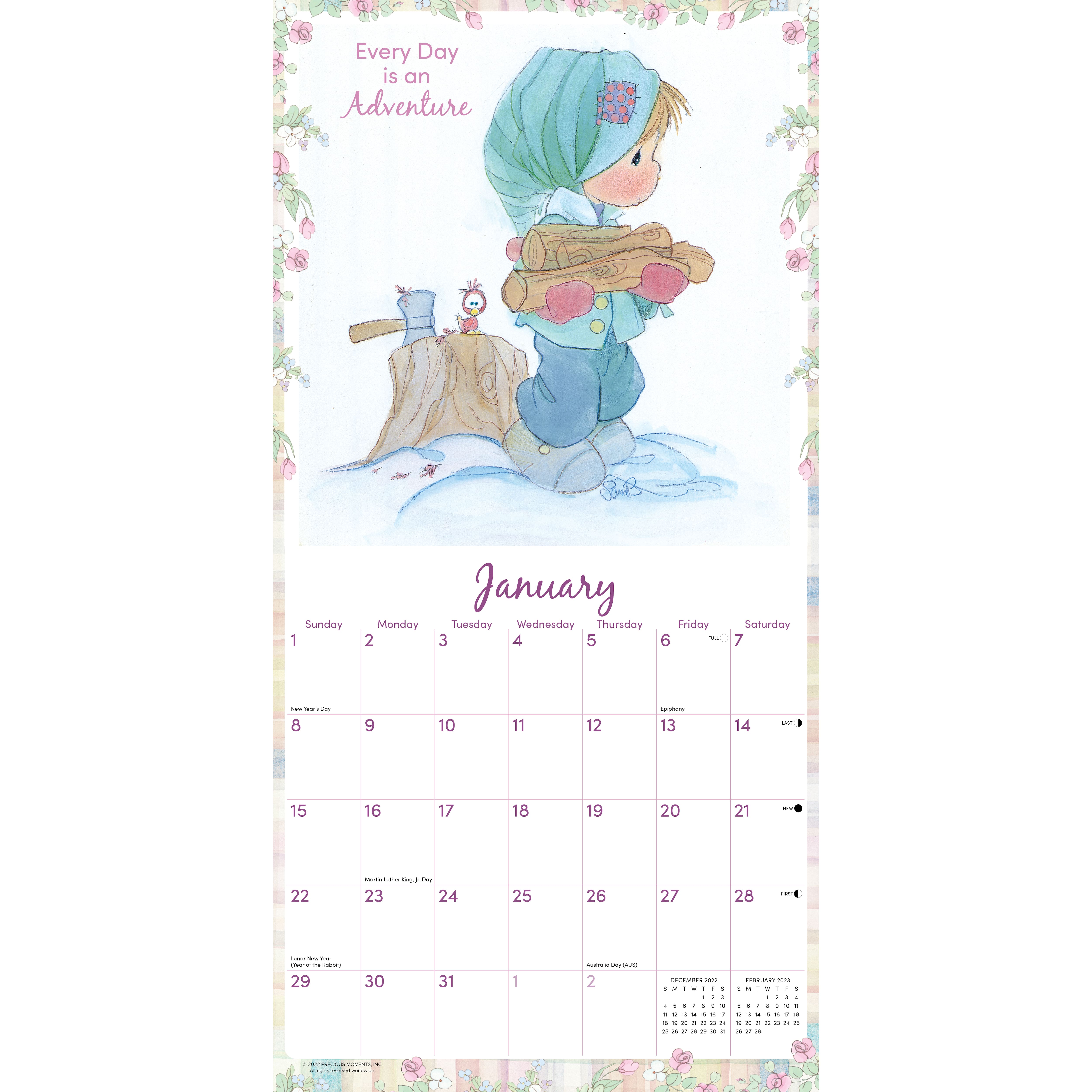 2023 Precious Moments Wall Calendar Wall Calendars Michaels