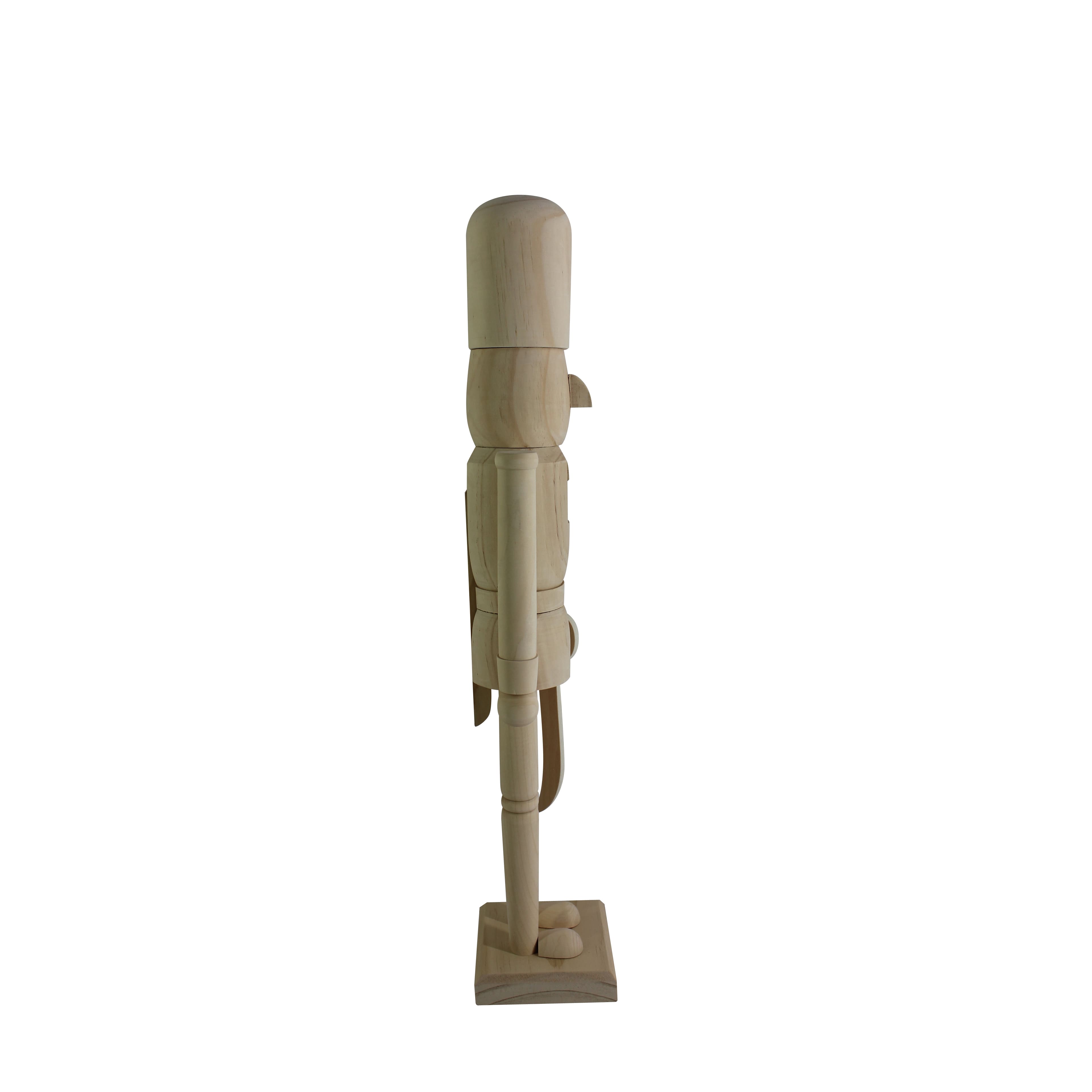 24&#x22; Soldier with Saber DIY Pinewood Nutcracker by Make Market&#xAE;