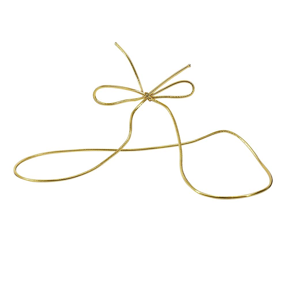 JAM Paper Home Décor Trimmings Gold Stretch Loop, 1000ct.