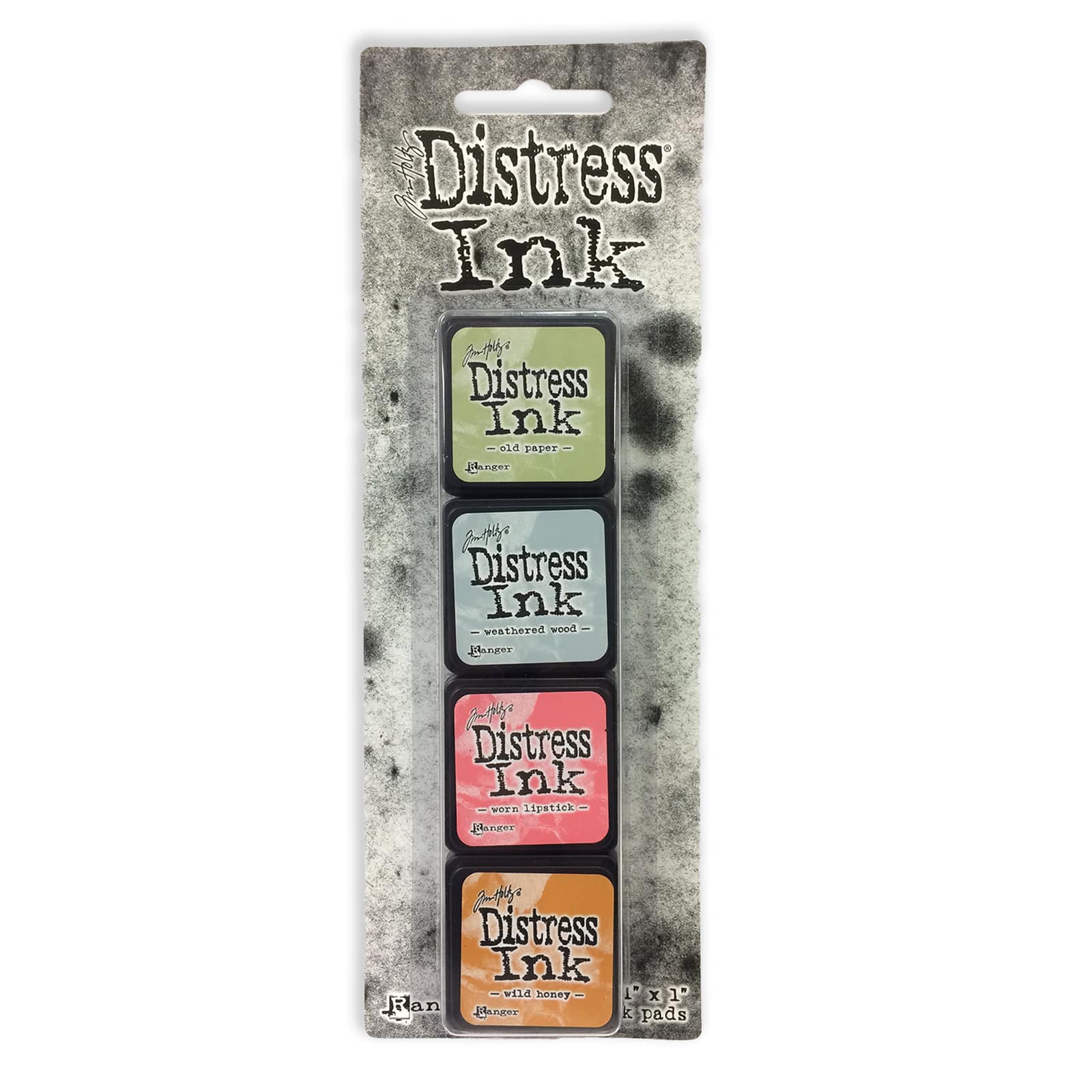 6 Packs: 4 ct. (24 total) Tim Holtz Distress® Mini Ink Pad Kit #7