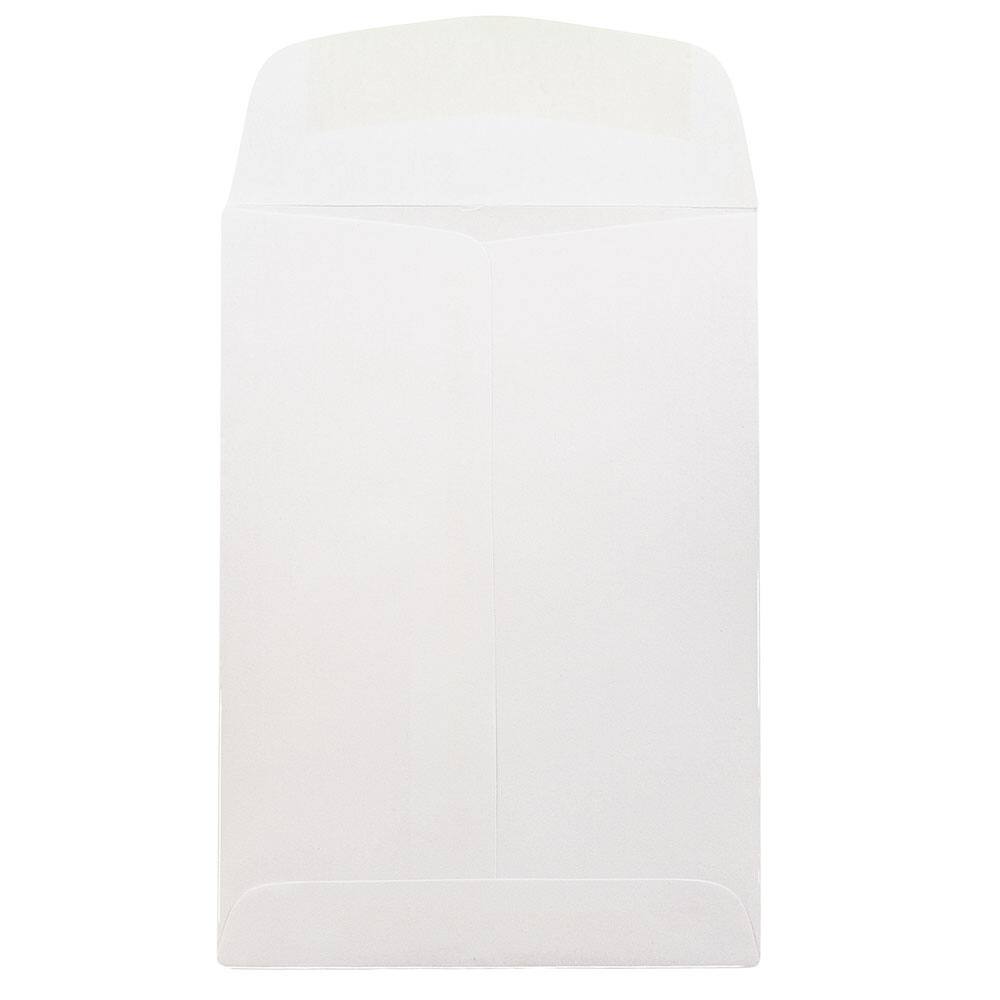 JAM Paper 5.5" x 7.5" White Open End Catalog Envelopes