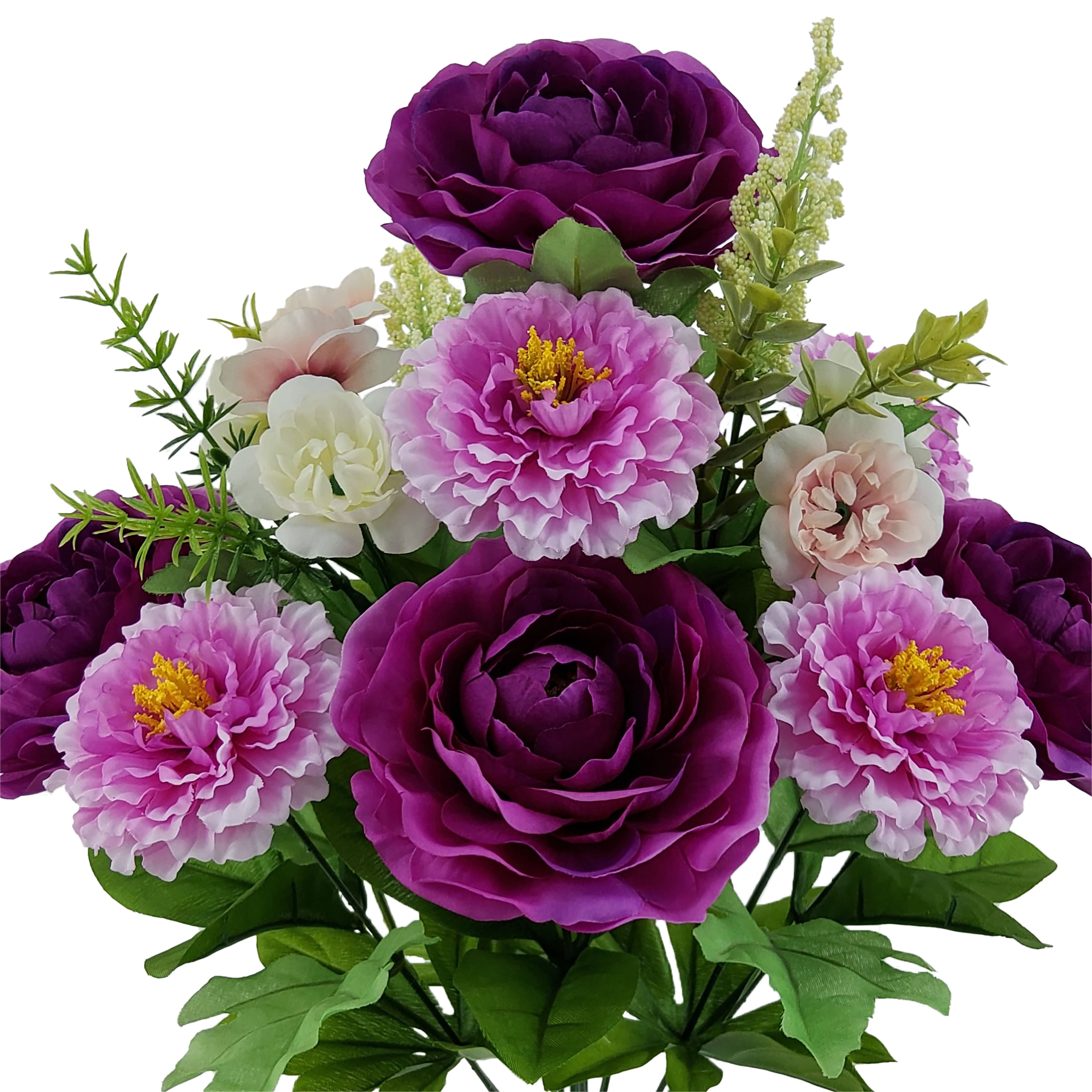 18&#x22; Scabiosa &#x26; Ranunculus Mix Bush by Ashland&#xAE;
