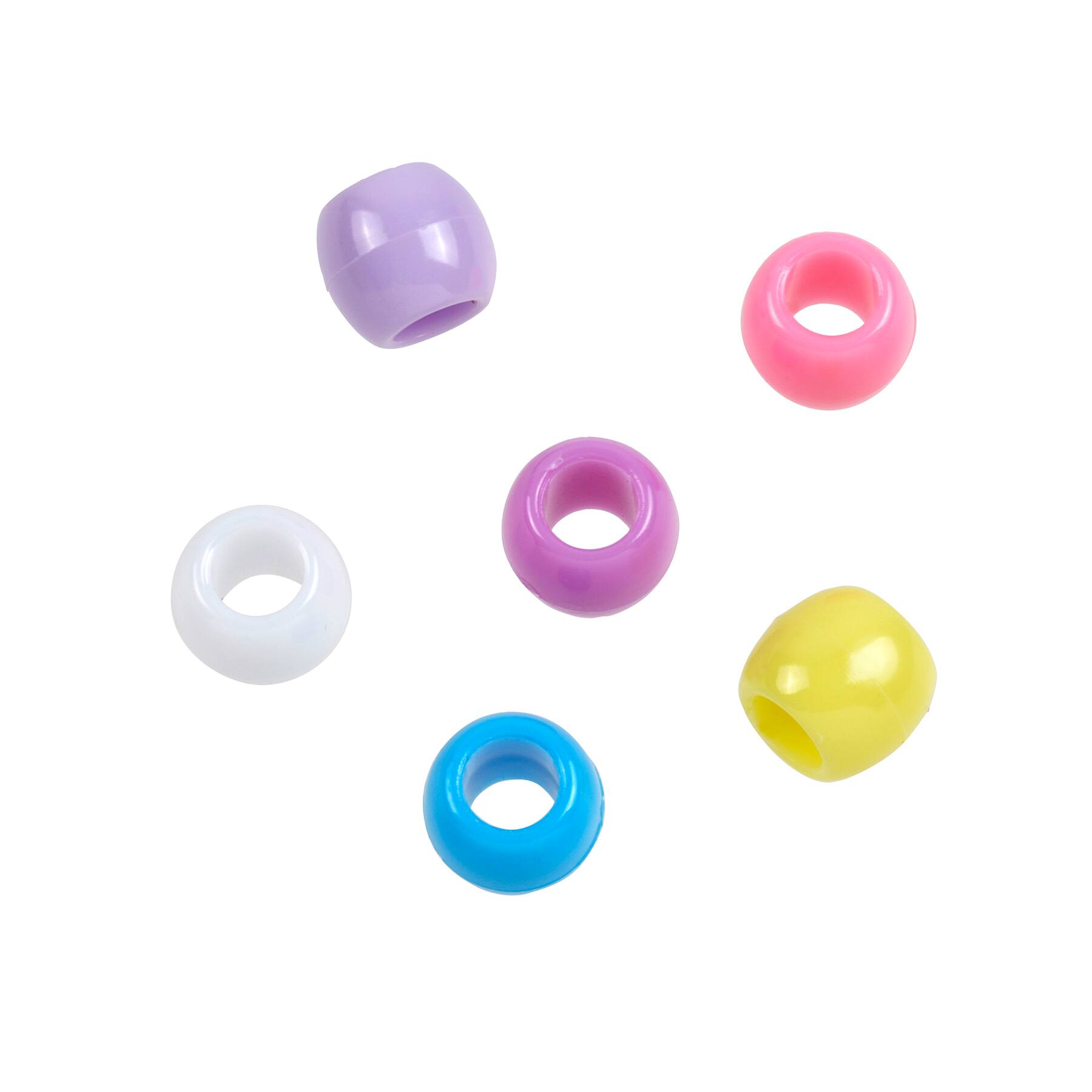 12 Packs: 580 ct. (6,960 total) Pastel Mixed Pony Beads by Creatology™