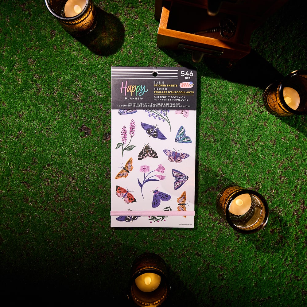 The Classic Happy Planner&#xAE; Butterfly Botanics Sticker Book