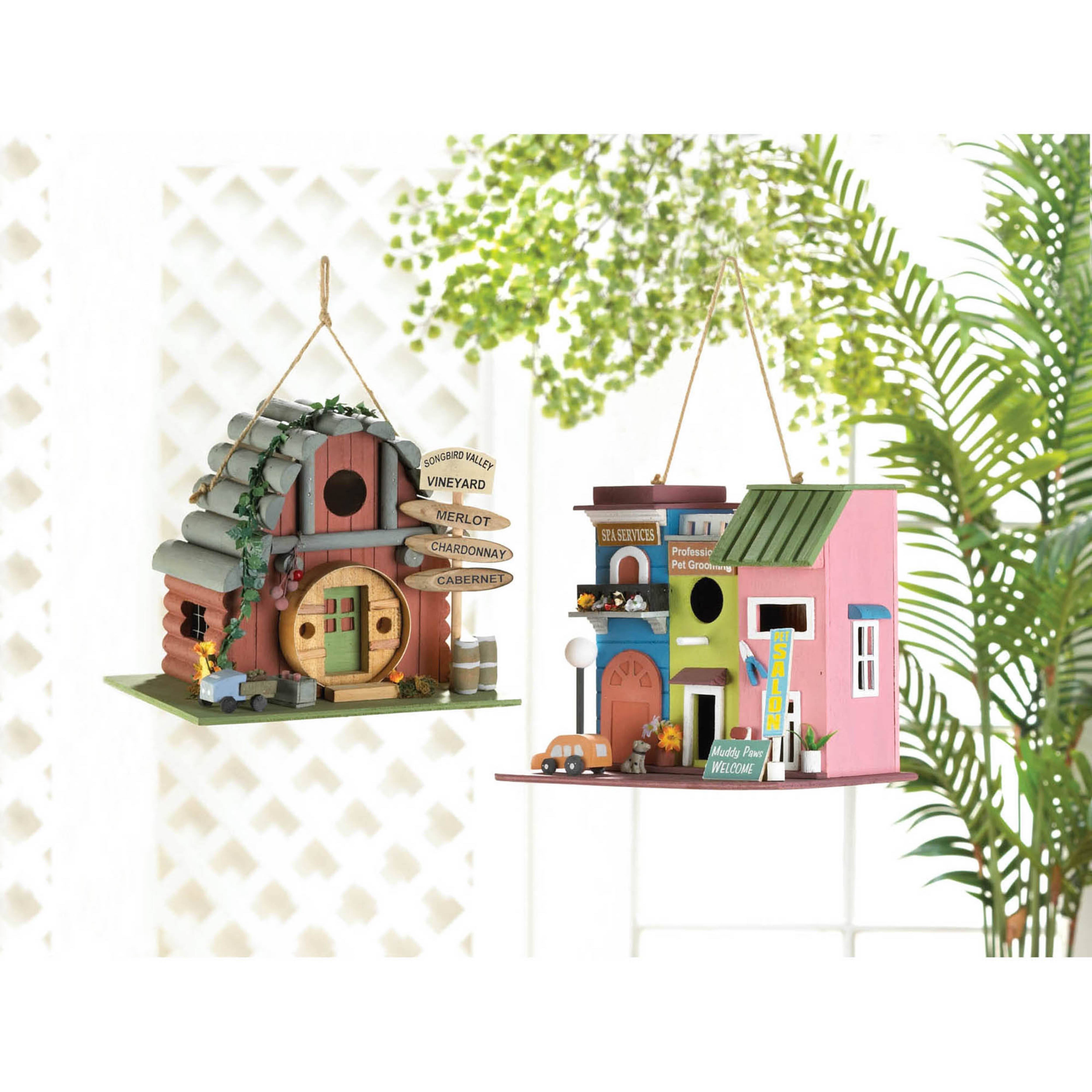 8.5&#x27;&#x27; Vineyard Vintage Winery Birdhouse