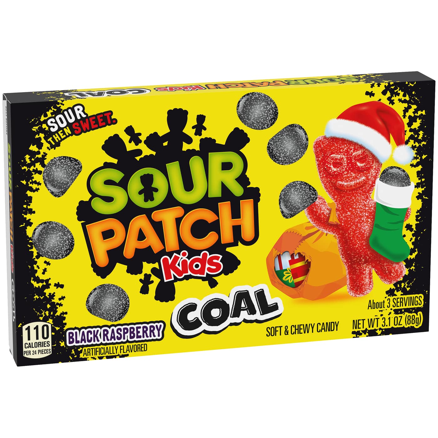 Sour Patch Kids Coal Soft &#x26; Chewy Candy