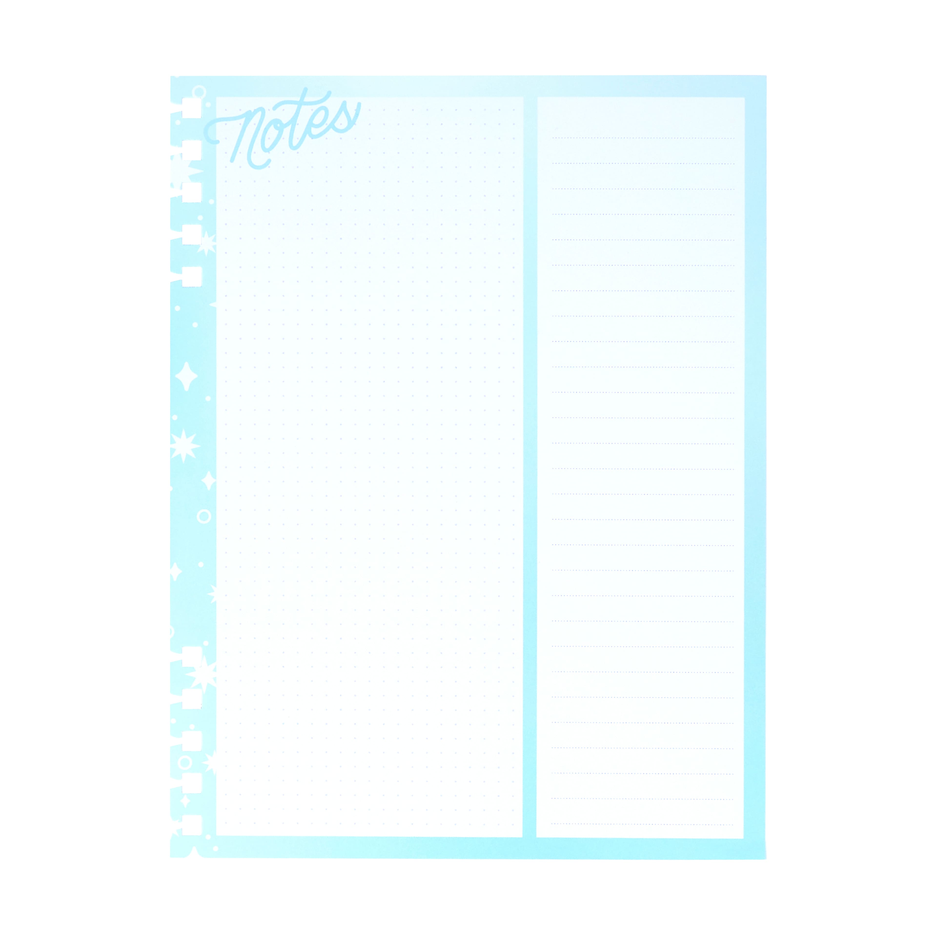 The Classic Happy Planner&#xAE; Customizable Twin Loop Fill Paper, 40 Sheets