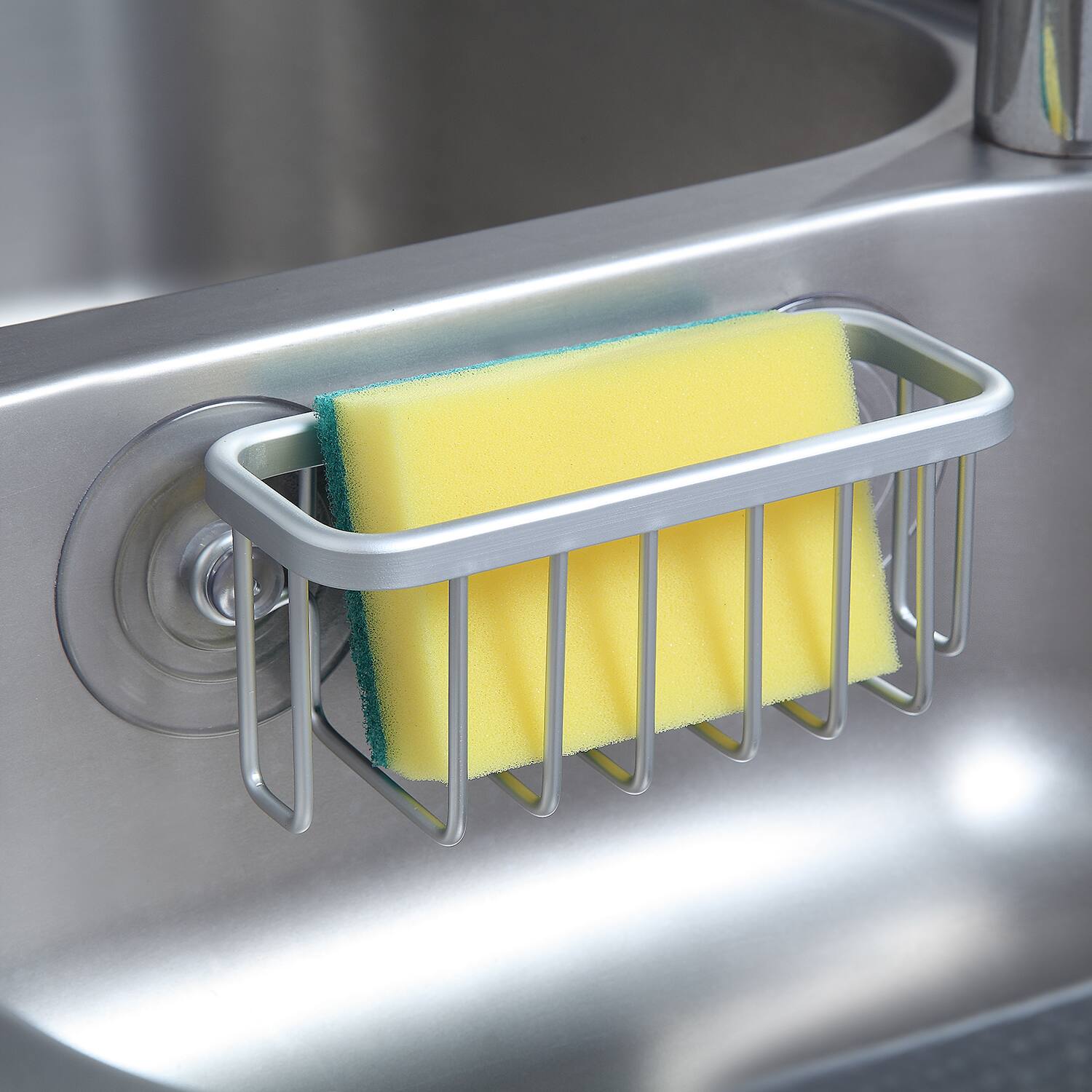 SunnyPoint 6&#x22; NeverRust Kitchen Sink Suction Holder