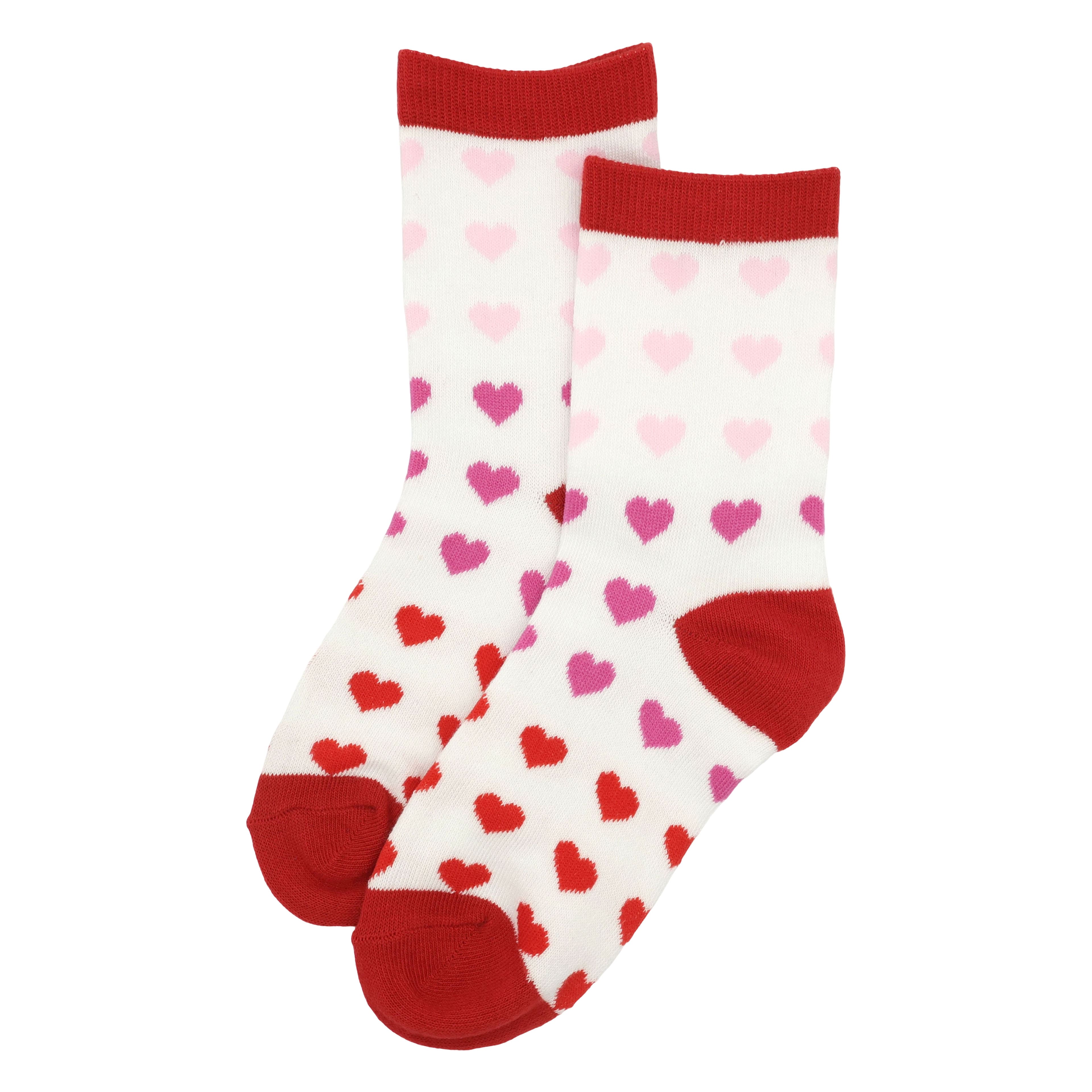 Valentine's Day Heart Youth Crew Socks by Celebrate It™