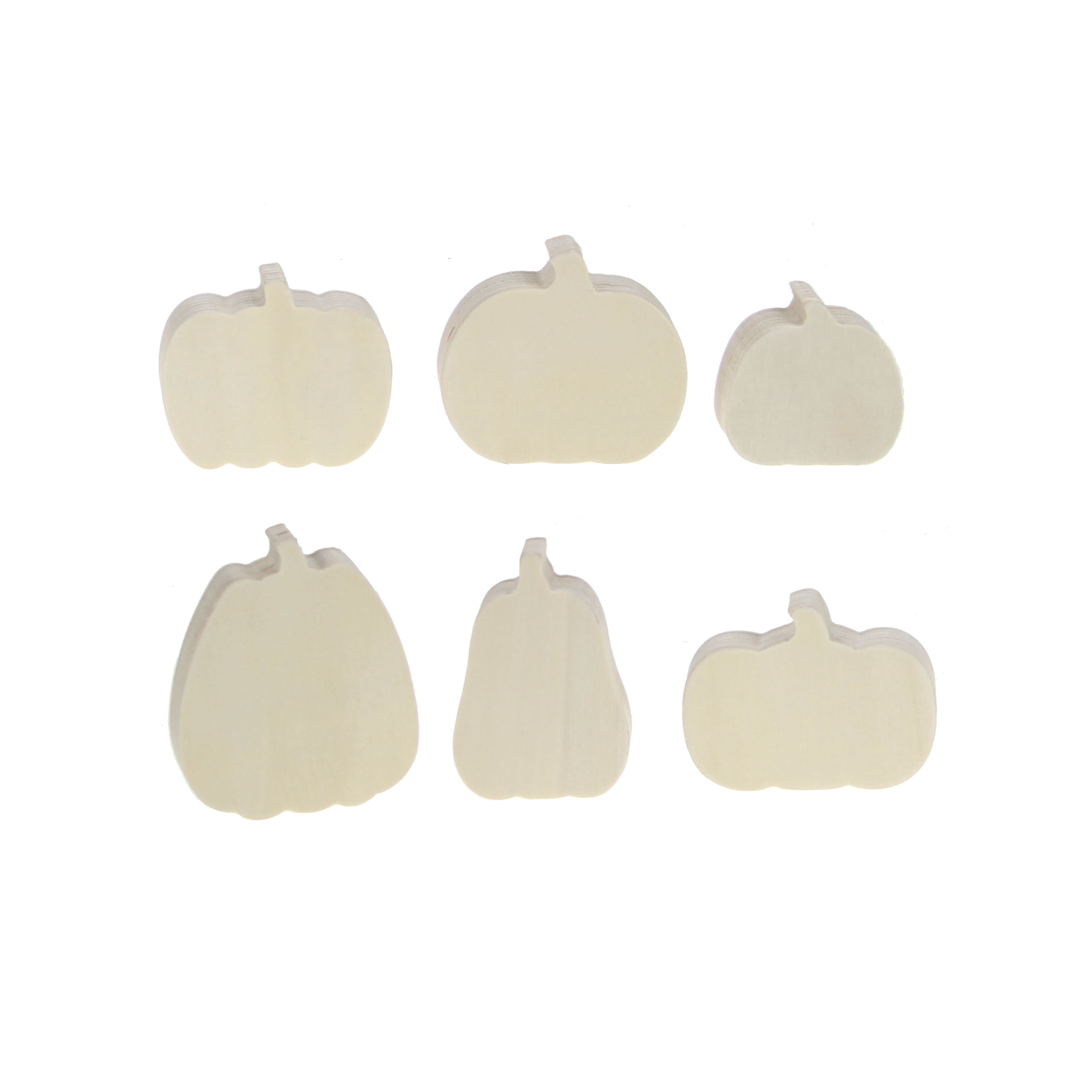 DIY Pumpkin Wood D&#xE9;cor Mix by Make Market&#xAE;