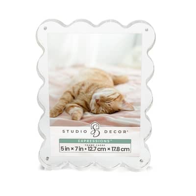 5" x 7" Squiggle Acrylic Tabletop Frame | Michaels