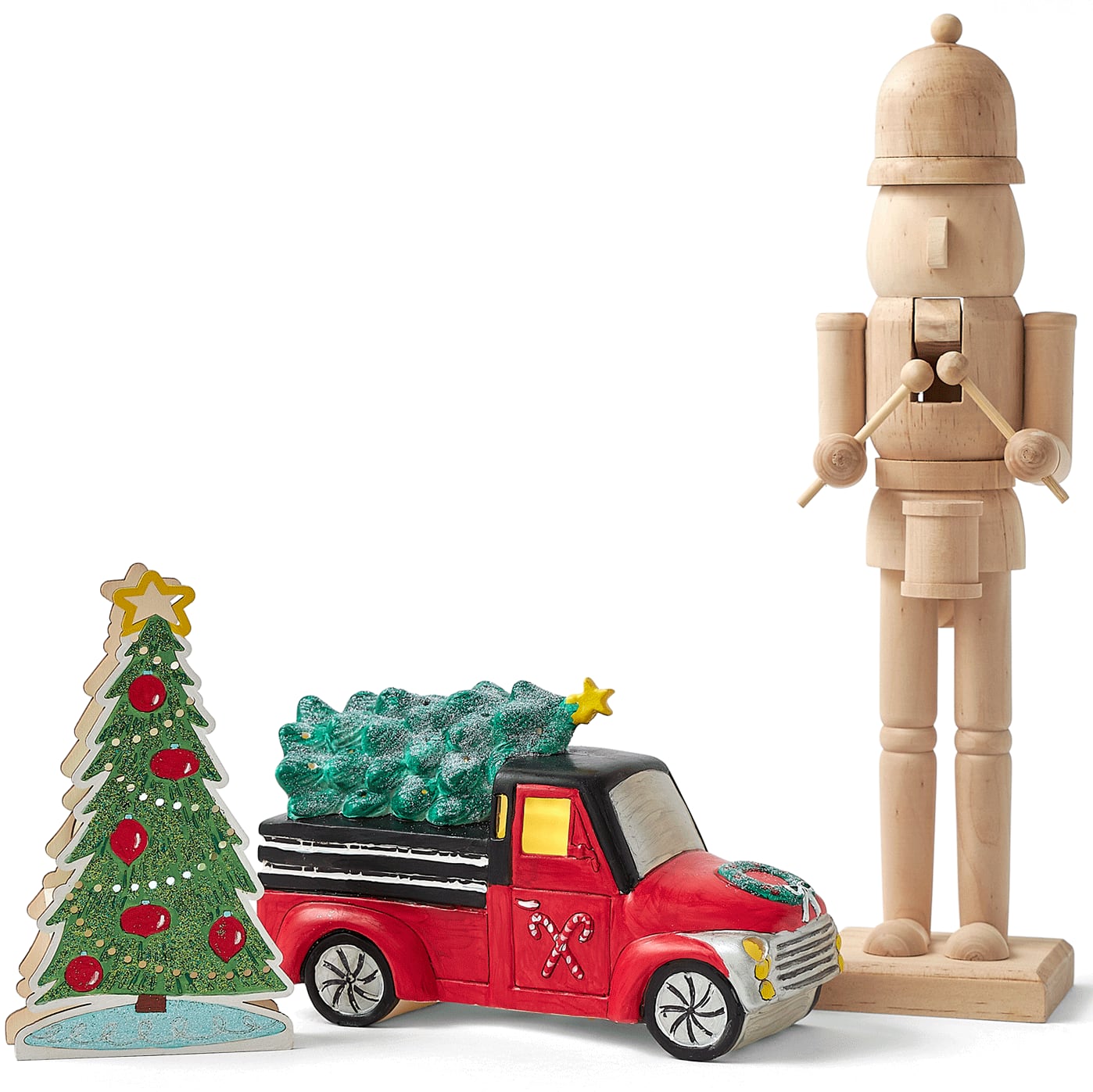 Christmas Led Ceramic Truck Ceramic Christmas Tree Lights Michaels