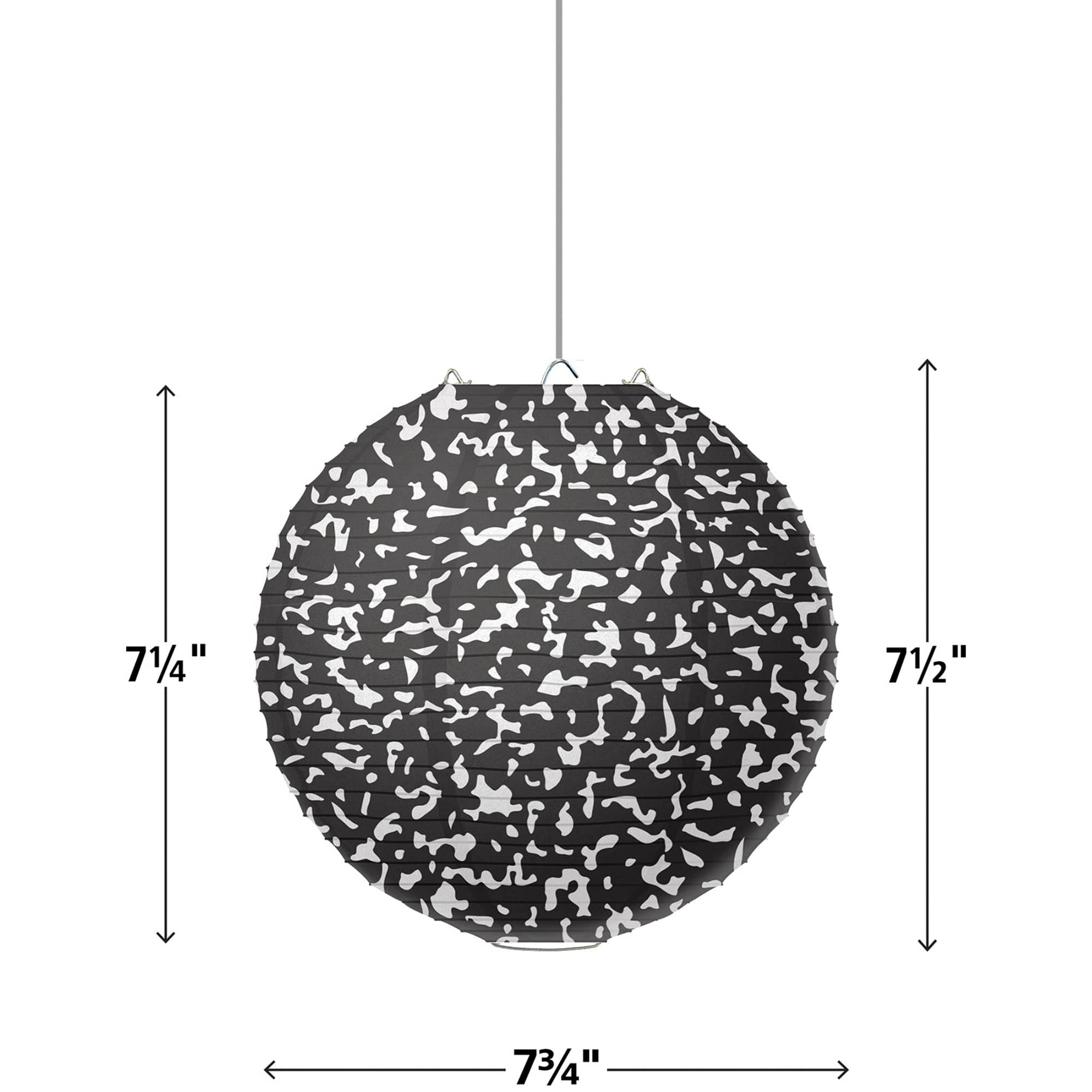 Teacher Created Resources® 8" Composition Pattern Hanging Paper Lanterns, 3 Packs of 6