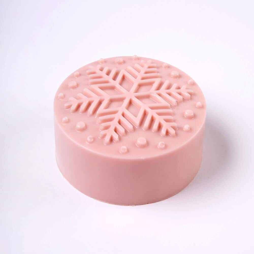 Bramble Berry 4 Cavity Snowflake Silicone Mold in White | 7 x 7 x 1.5 | Michaels