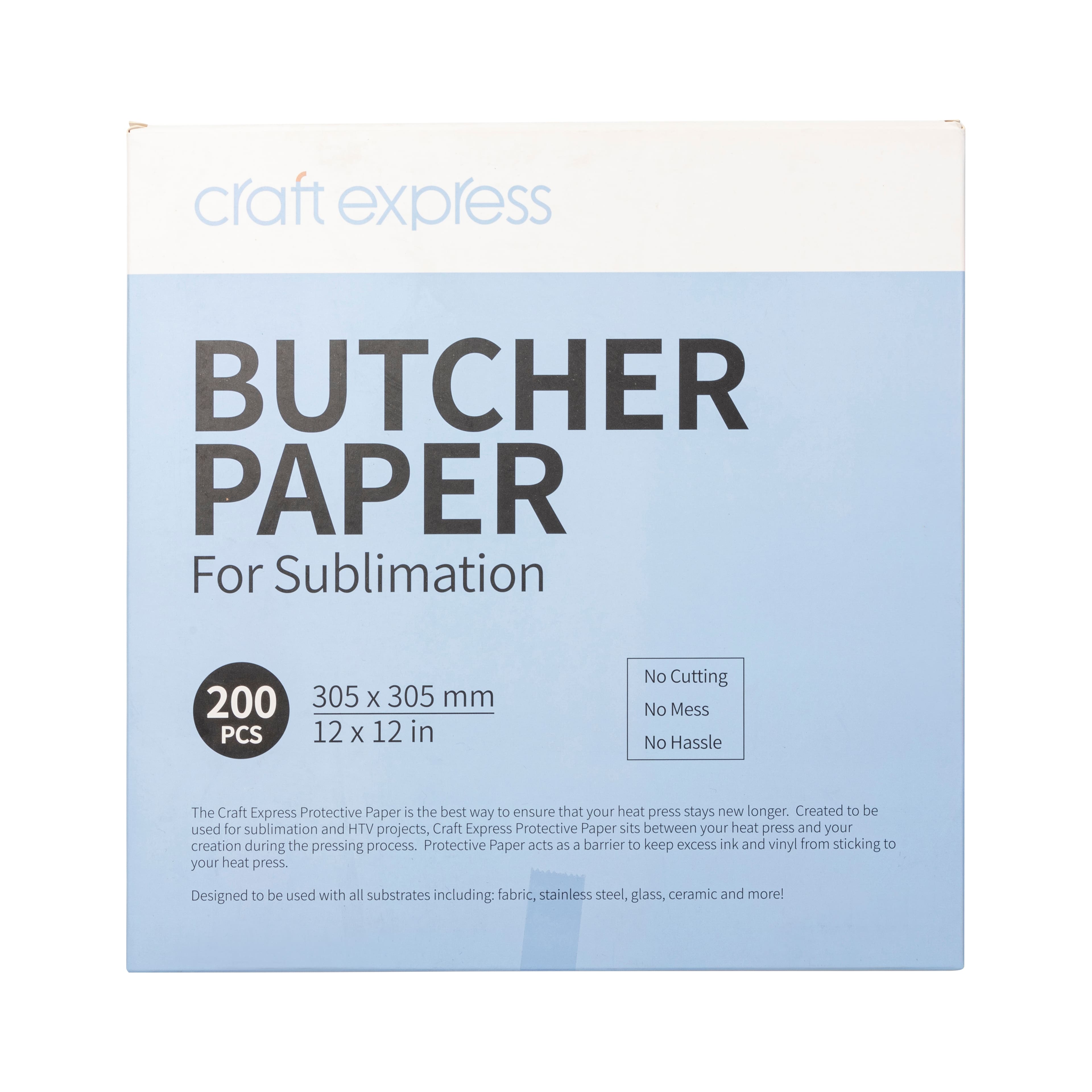 Craft Express Sublimation Butcher Paper, 12 x 12 | Michaels