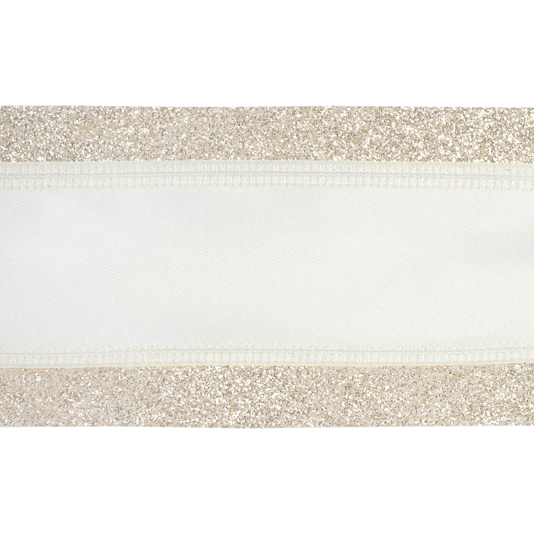 12 Pack: 2.5&#x22; x 3yd. Satin Glitter Wired Ribbon by Celebrate It&#x2122; Classic