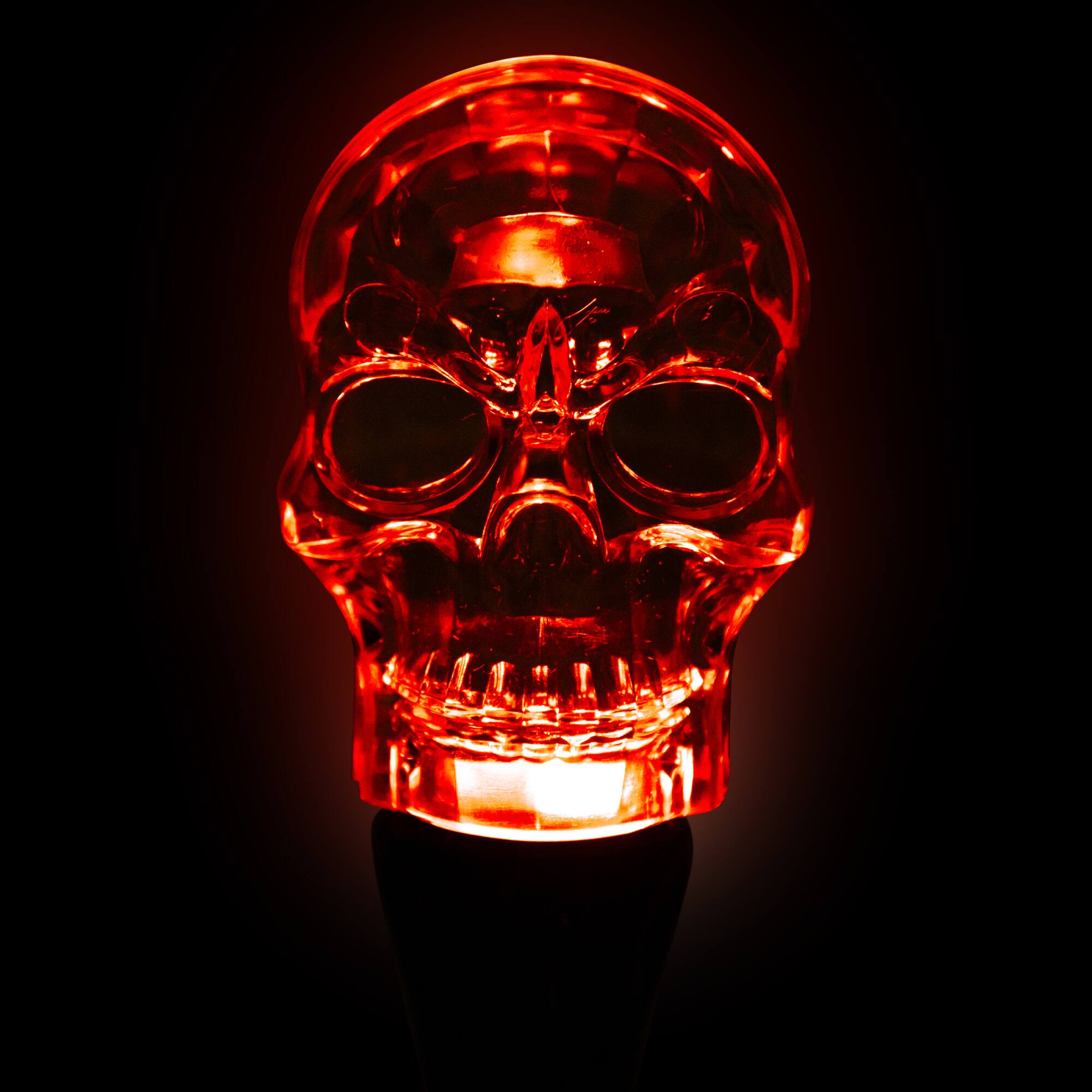 9" LED Transparent Multi-Function Halloween Skull Light