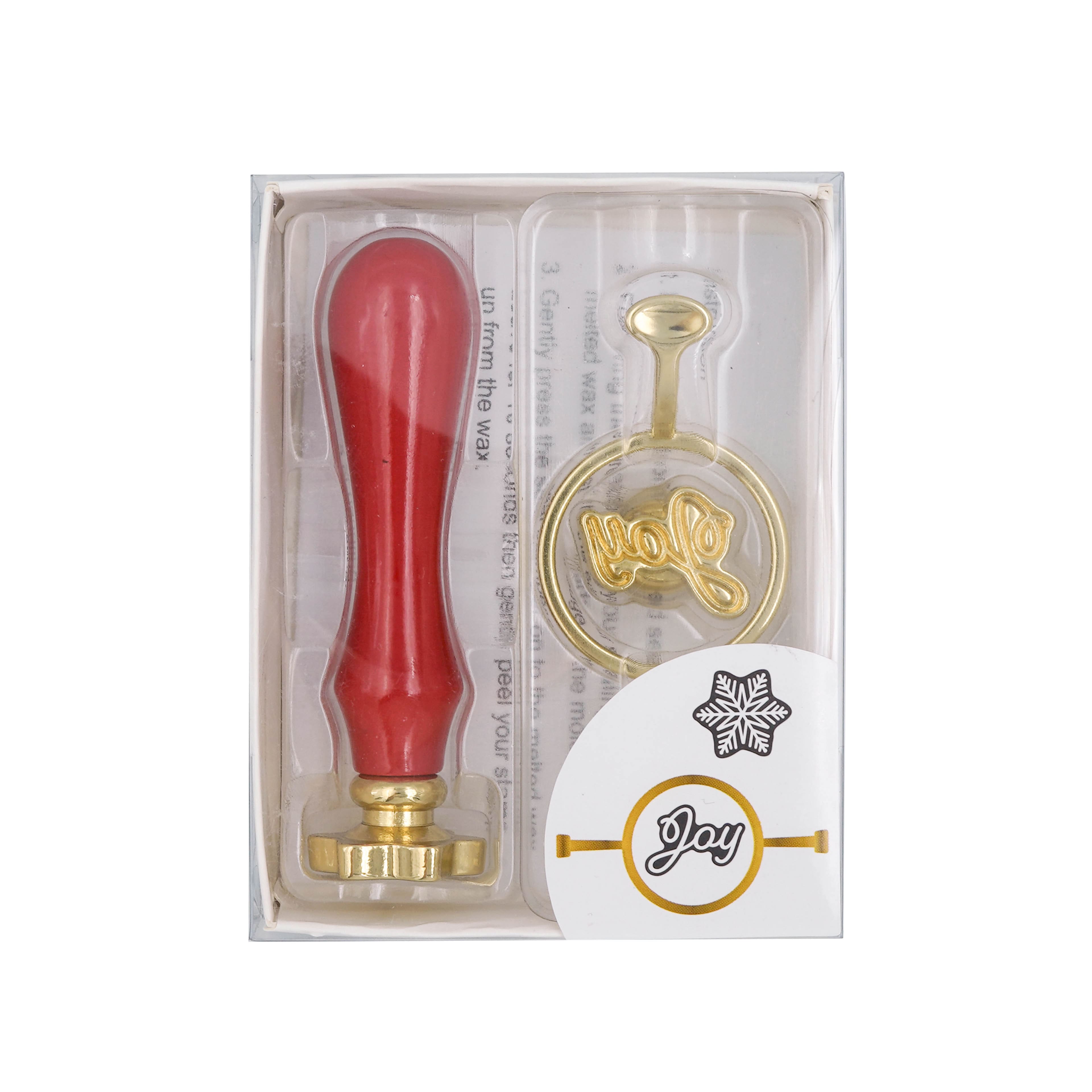 Joy &#x26; Snowflake Sealing Wax Stamp Set by Recollections&#x2122;