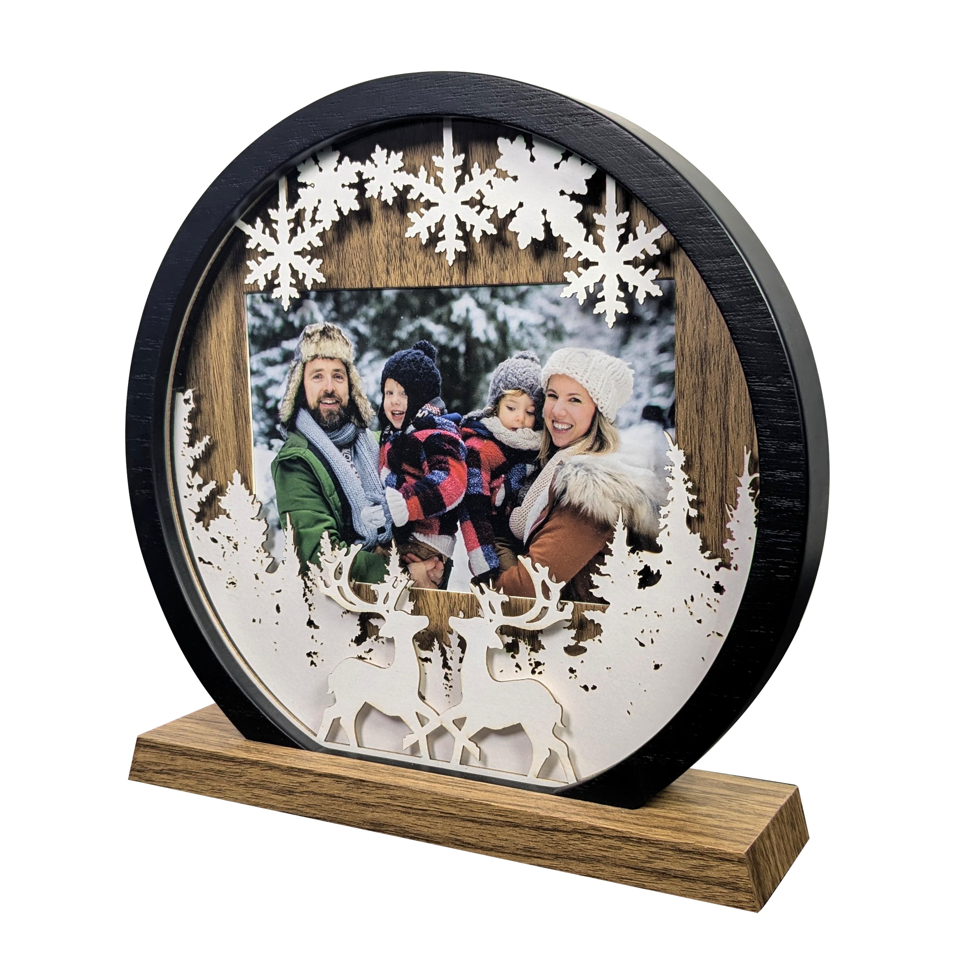 4&#x22; x 6&#x22; Snow Globe Tabletop Frame by Studio D&#xE9;cor&#xAE;